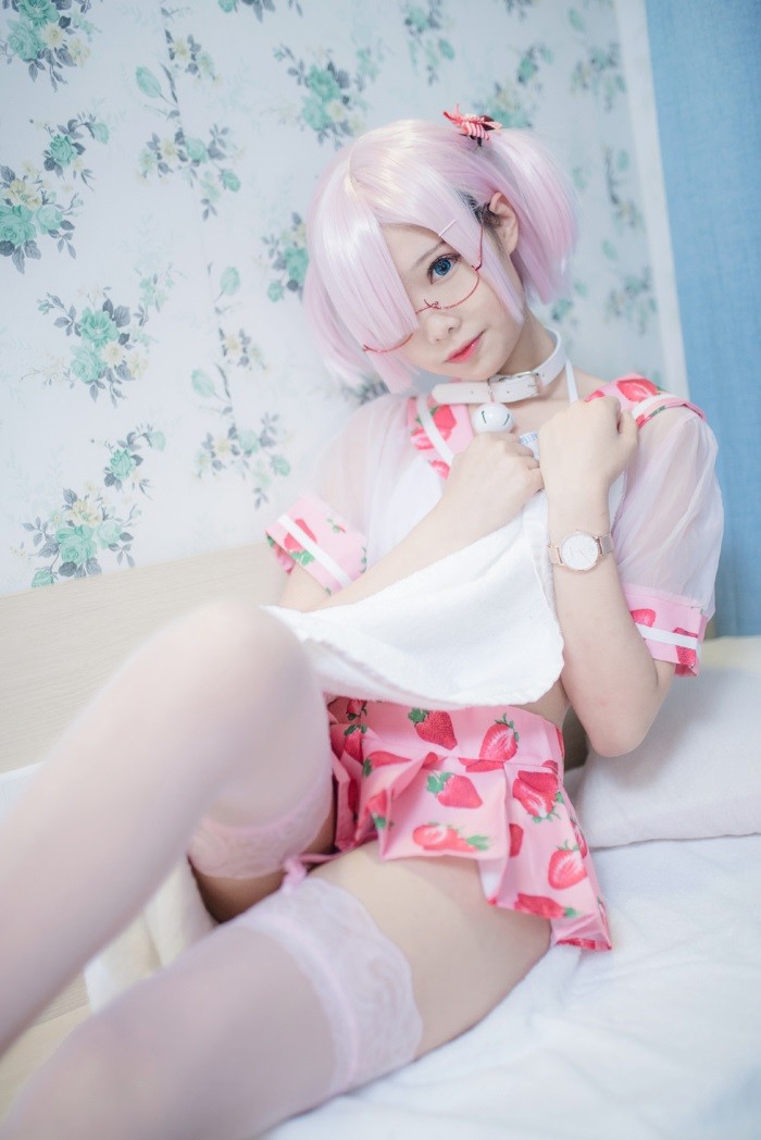 风之领域精品写真@No.196 粉粉的俏皮草梅酱 [42P/468MB]插图