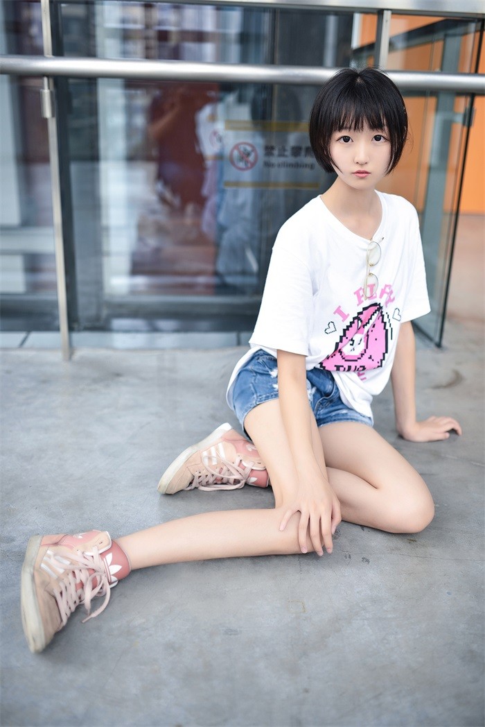 风之领域精品写真@No.105 牛仔短裤小丸子 [45P/198MB]插图