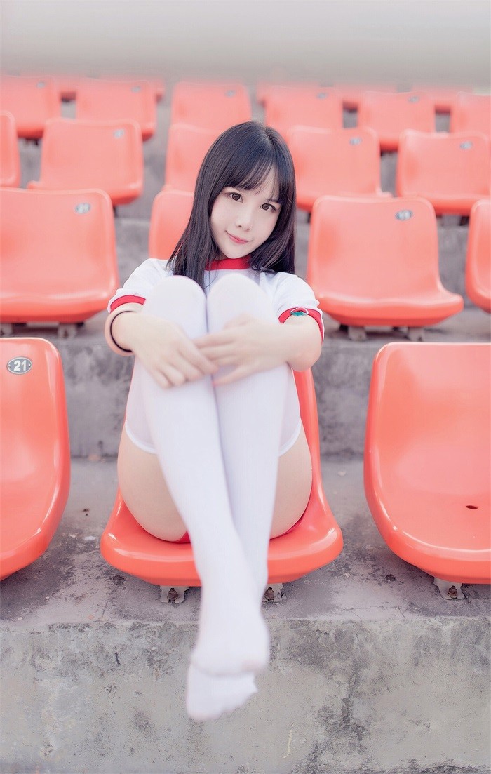 风之领域精品写真@No.120 体育馆 粉白少女[48P/280MB]插图2