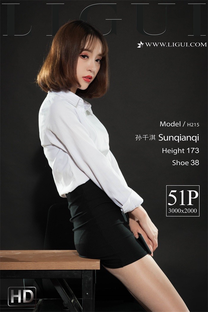 [Ligui丽柜] 2018.09.03 肉丝短裙女教师 Model 孙千琪 [51+1P/21MB]插图