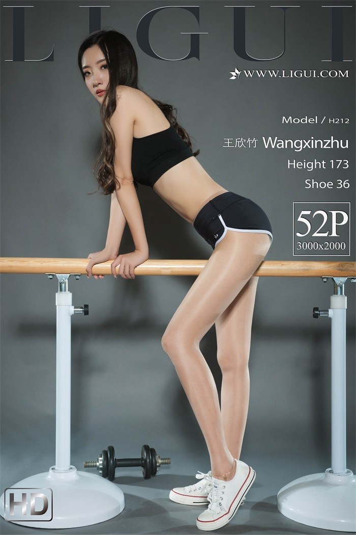 [Ligui丽柜] 2018.10.04 黑色健身日 Model 王欣竹 [52+1P/23MB]插图