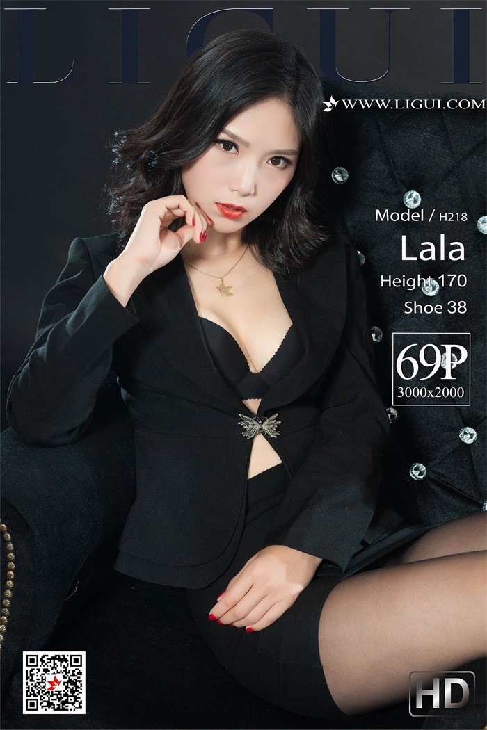 [Ligui丽柜] 2019.03.18 黑丝高冷秀 Model Lala [70P/72MB]插图