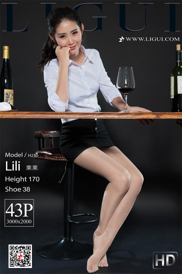[Ligui丽柜] 2018.12.19 红酒与肉丝 Model 栗栗 [44P/39.3MB]插图