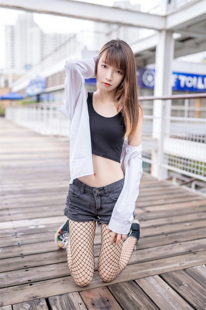 风之领域精品写真@No.097 姓感的黑丝往袜 [50P/163MB]插图