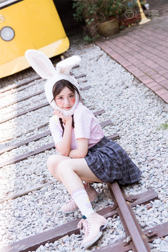 [YALAYI雅拉伊] 2019.04.20 No.251 小兔子乖乖 阿橙 [42P/404MB]插图2