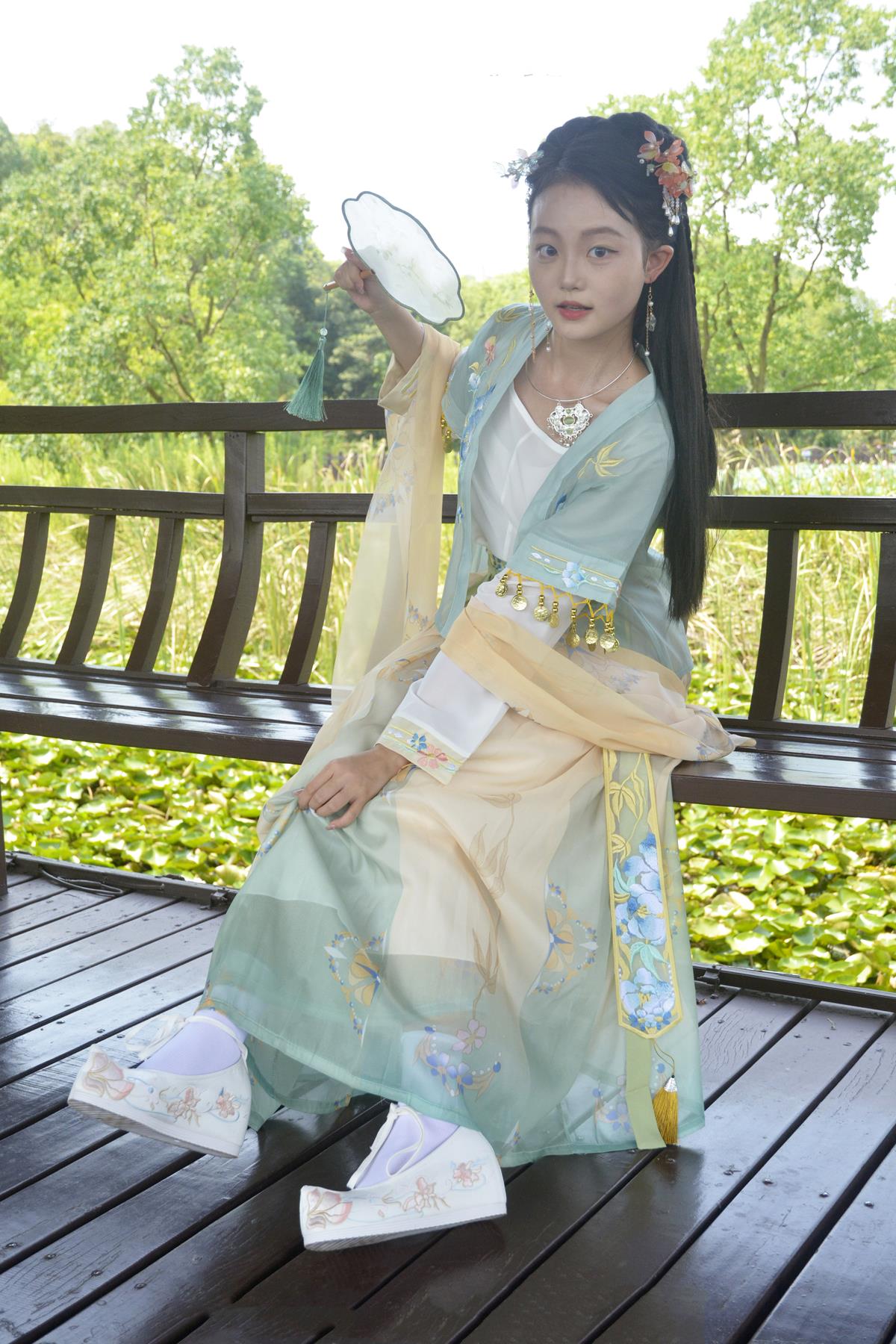 初夏女神 097 双双荷花仙子趁着荷花盛开的季节赶紧拍一套汉元素古装 [149P/1V/10.1G]插图