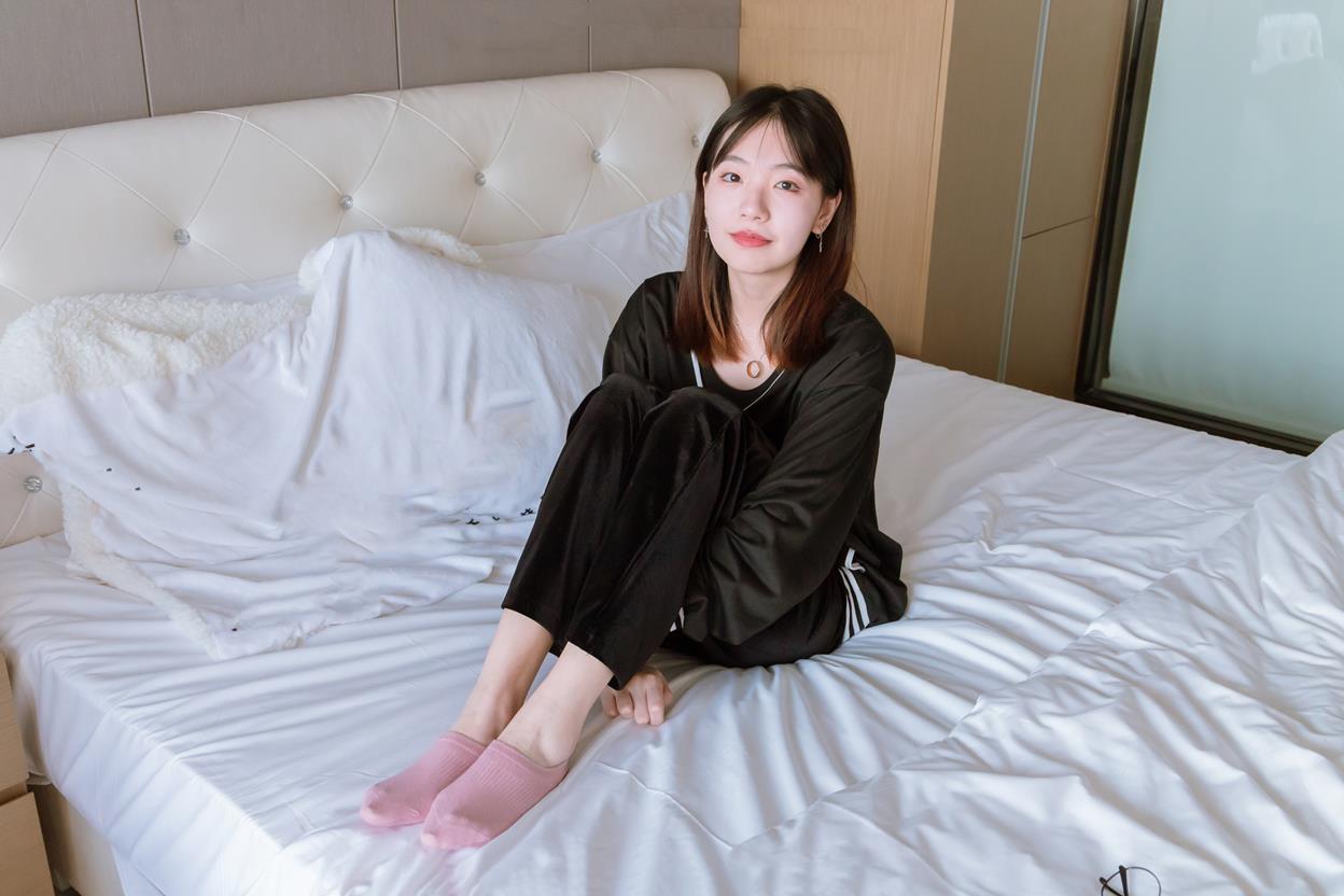 袜啵啵 积分限定作品 20期 高帮帆布鞋粉色棉船袜 [134P/1V/6.09G]插图1