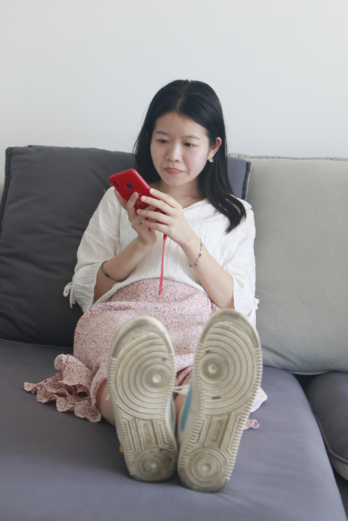 鱼鱼足影 第036期 静静白棉袜篮棉袜脚 [177P/1V/732M]插图3