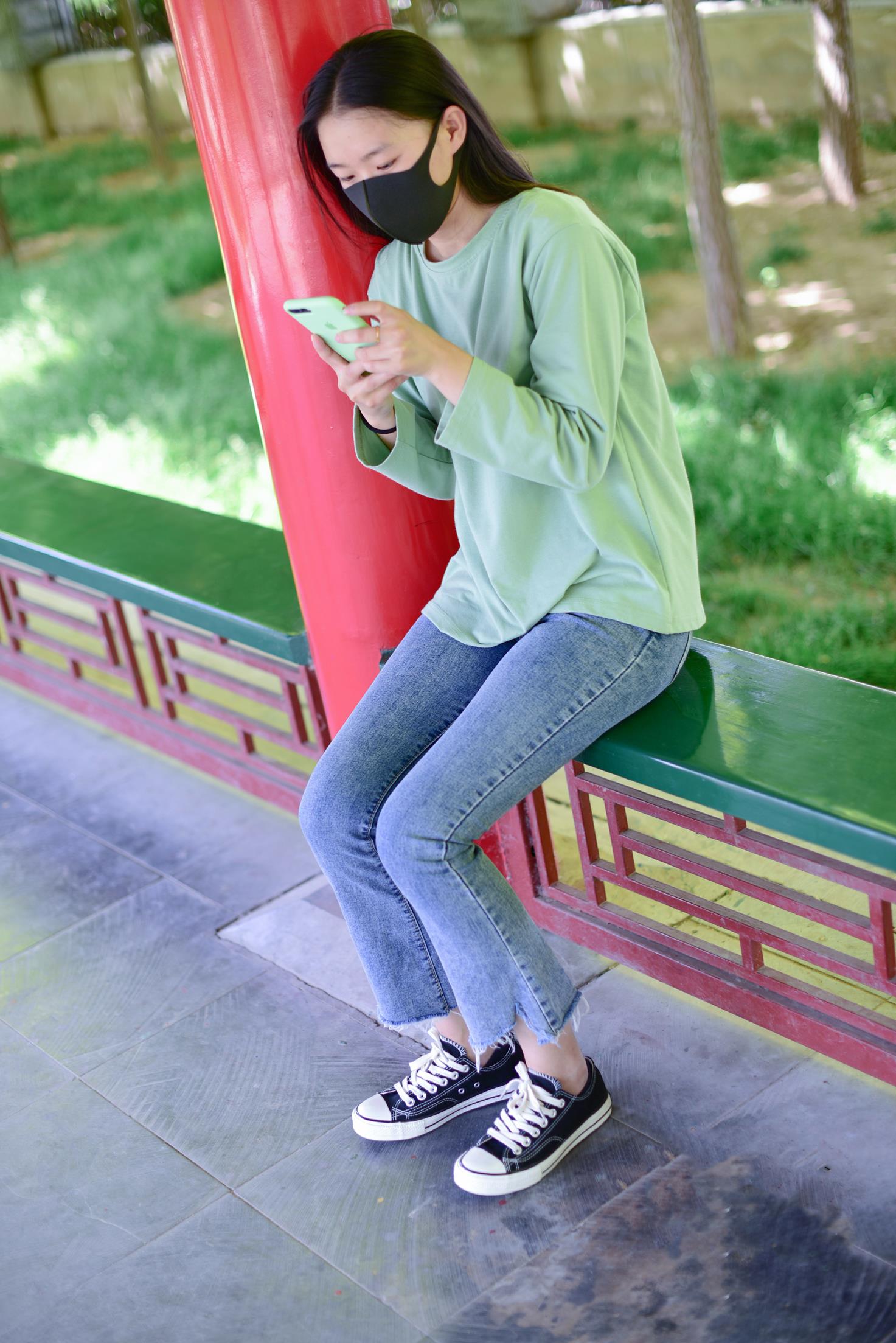 开烫手杰克 第197期 牛仔裤帆布鞋船袜裸足 [253P/1V/1.2G]插图3