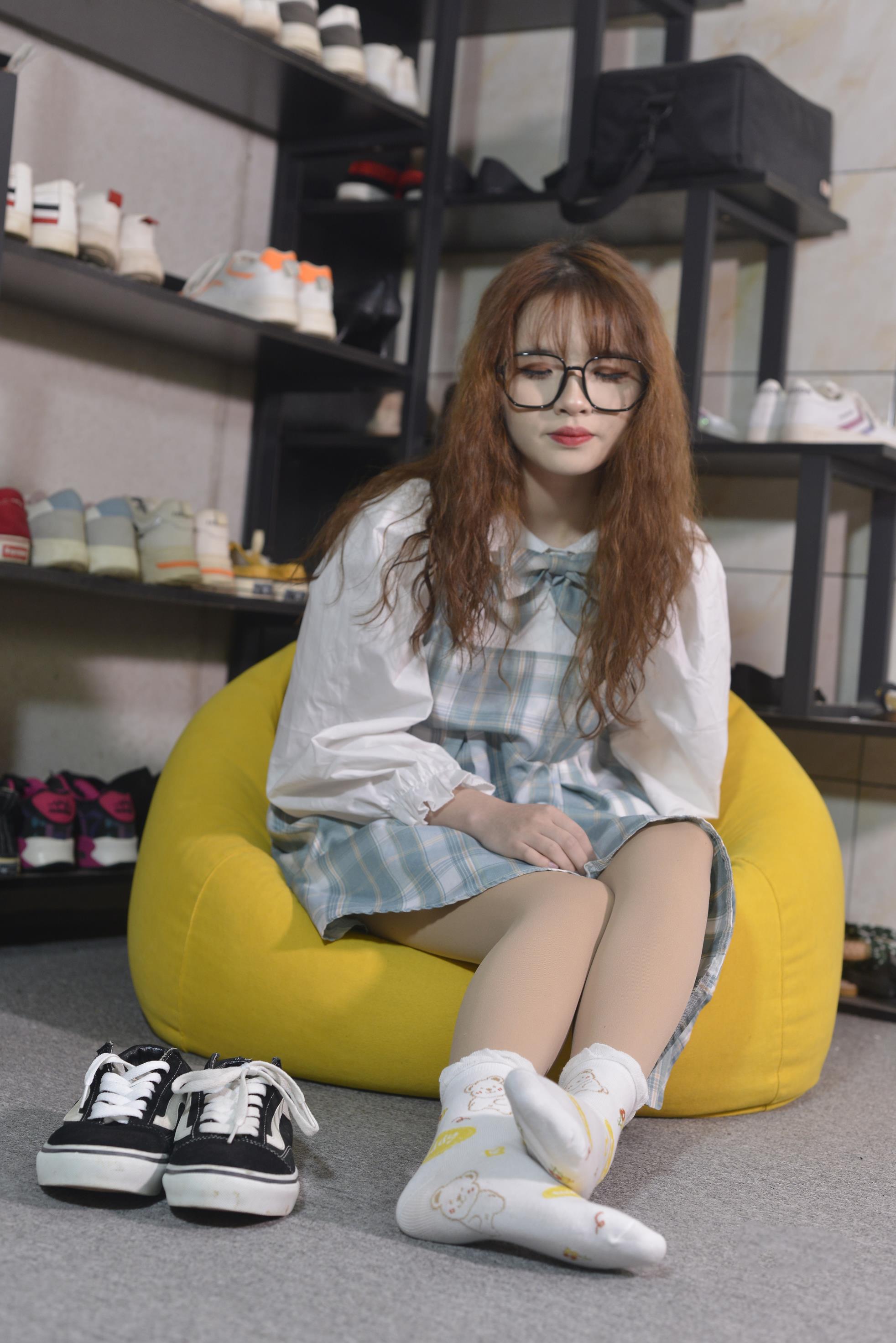 只糖视觉定制091期优米JK白棉袜帆布鞋 [112P/1V/3.34G]插图