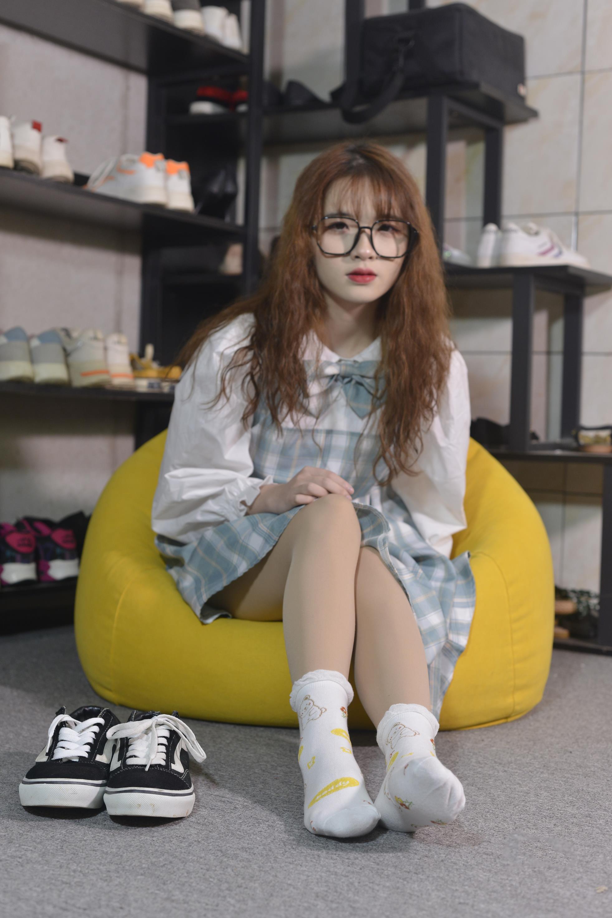 只糖视觉定制091期优米JK白棉袜帆布鞋 [112P/1V/3.34G]插图5