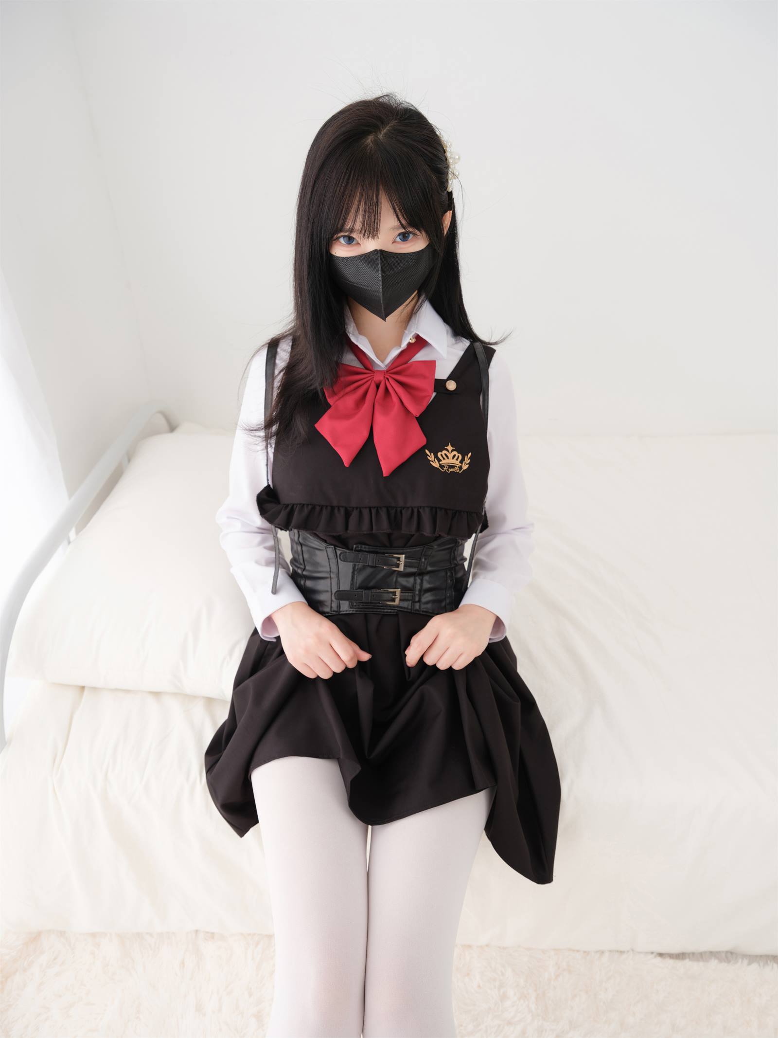 [紧急企划]内部定制 NO.011 见希w 白丝学生服 (V2.0)[85P/379MB]插图1