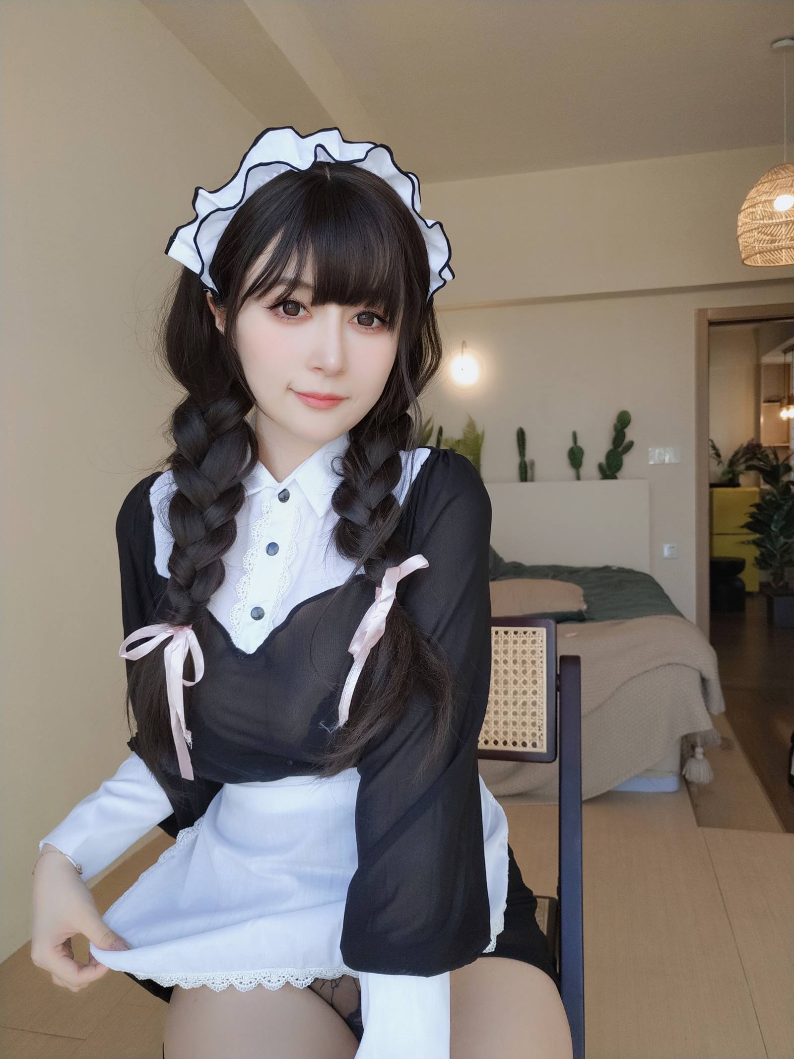白银 – 透明なメイド服[100P/281MB]插图3