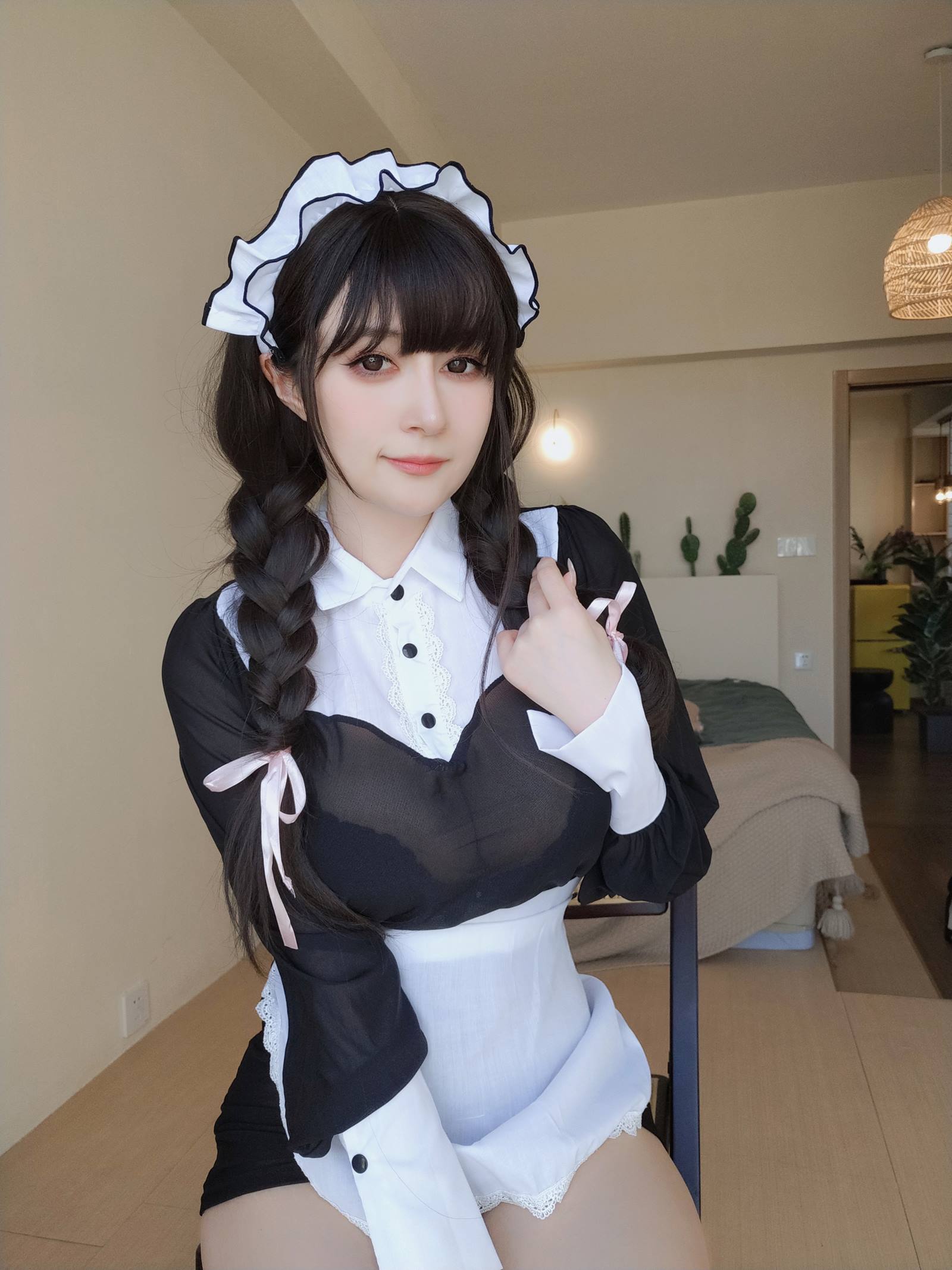 白银 – 透明なメイド服[100P/281MB]插图4