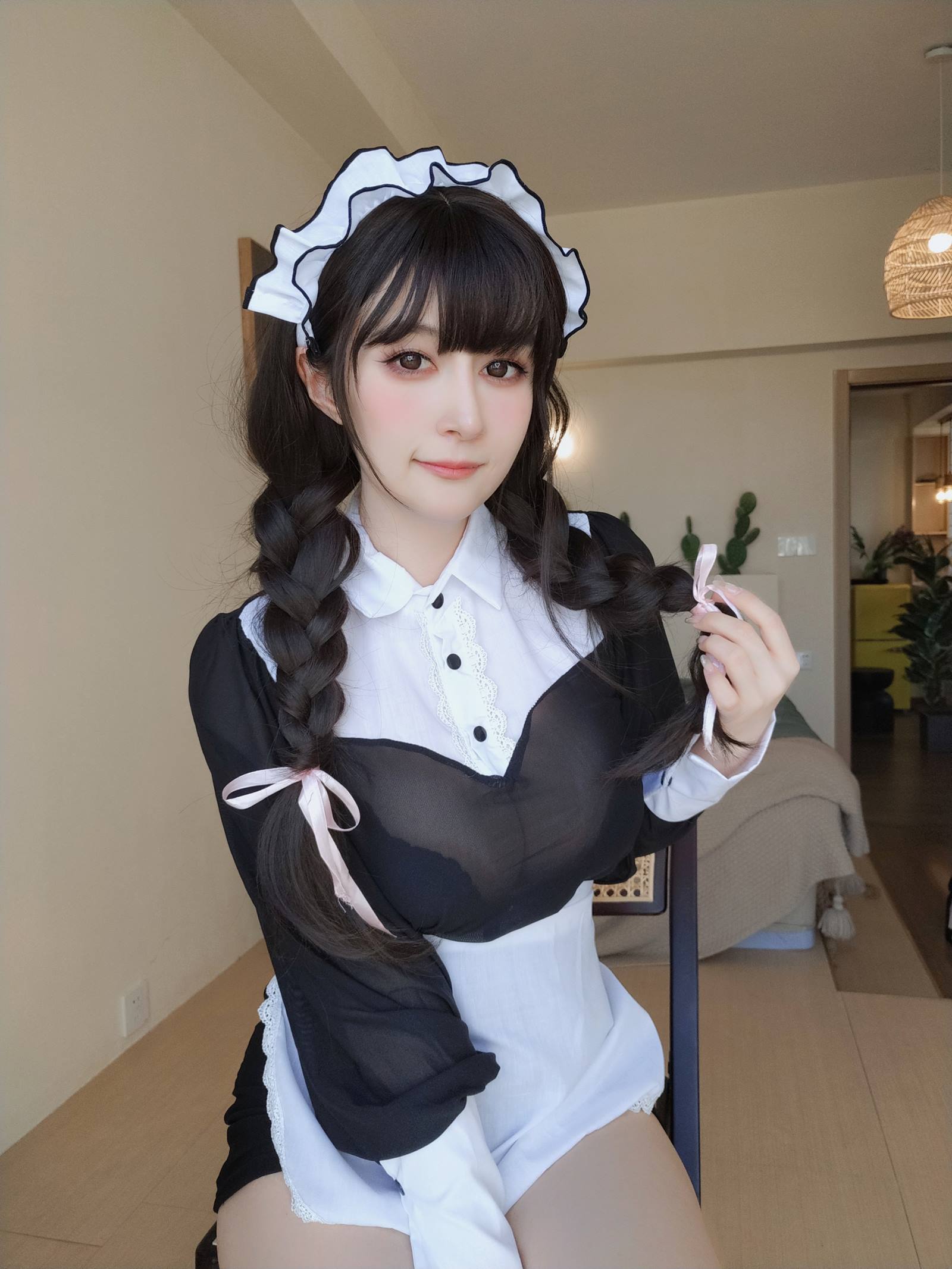 白银 – 透明なメイド服[100P/281MB]插图5