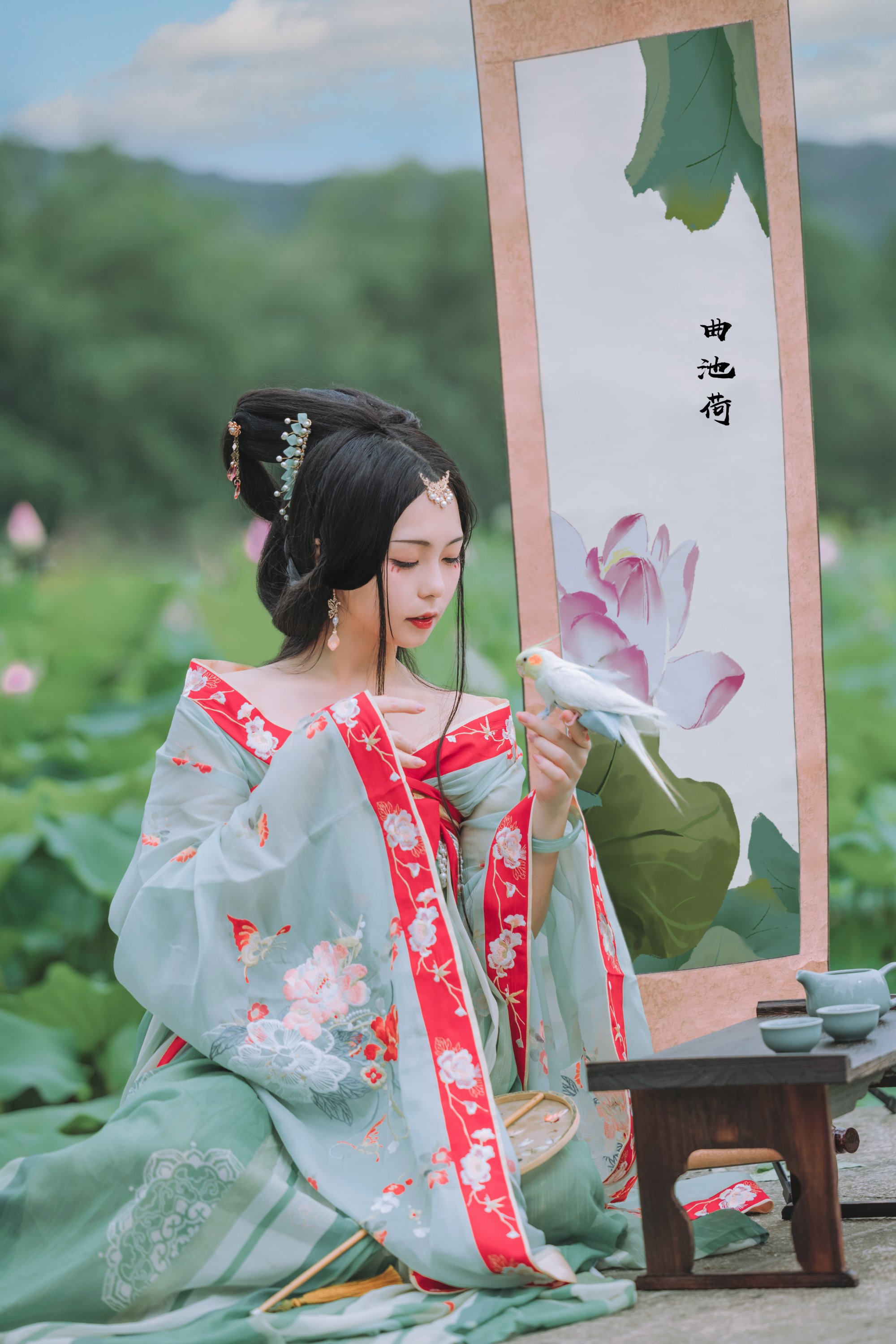 [YITUYU艺图语]2022.08.13 风荷举 阡墨红尘[21+1P/345MB]插图3