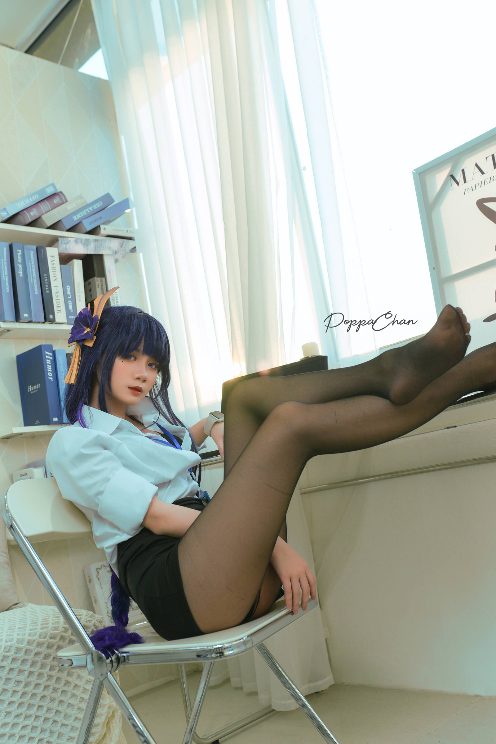 PoppaChan – Raiden Shogun Officer[25P/3V/166MB]插图4