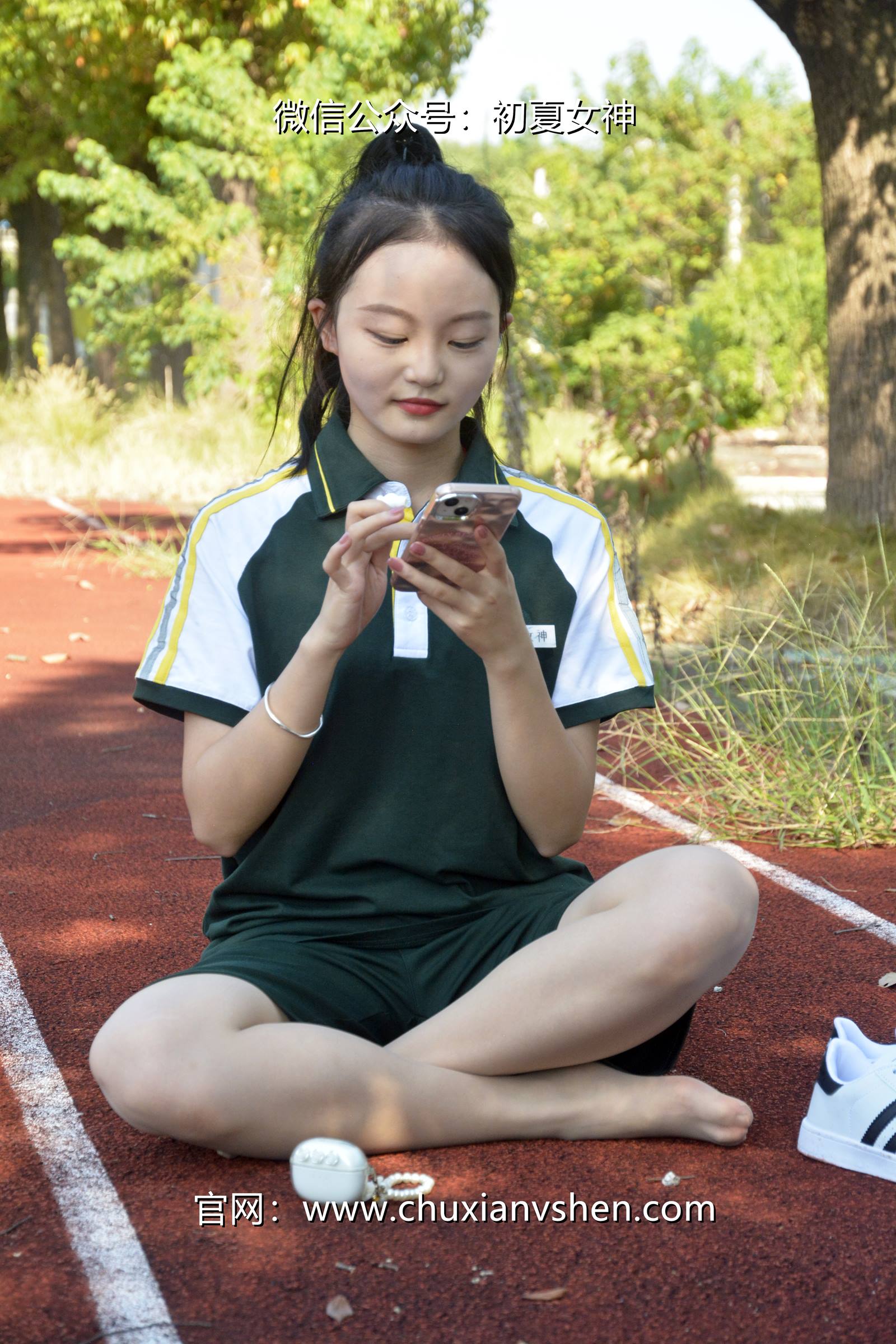 初夏女神 NO.080 双双 绿色校服[160P/1V/5.93GB]插图3