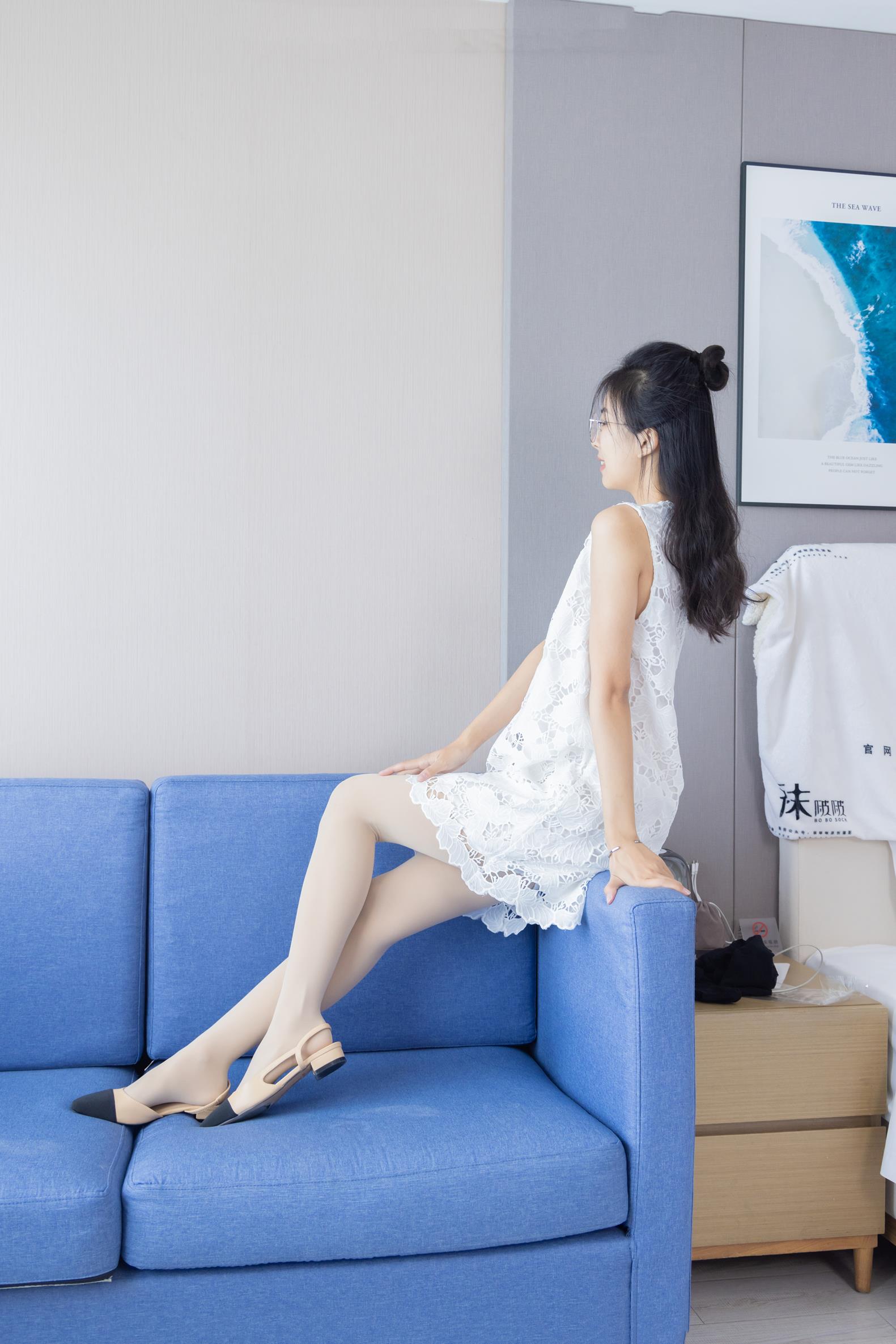 袜啵啵 319期 花絮版奶油高跟鞋平底鞋厚肉丝厚黑丝脚 [140P/1V/5.58G]插图6