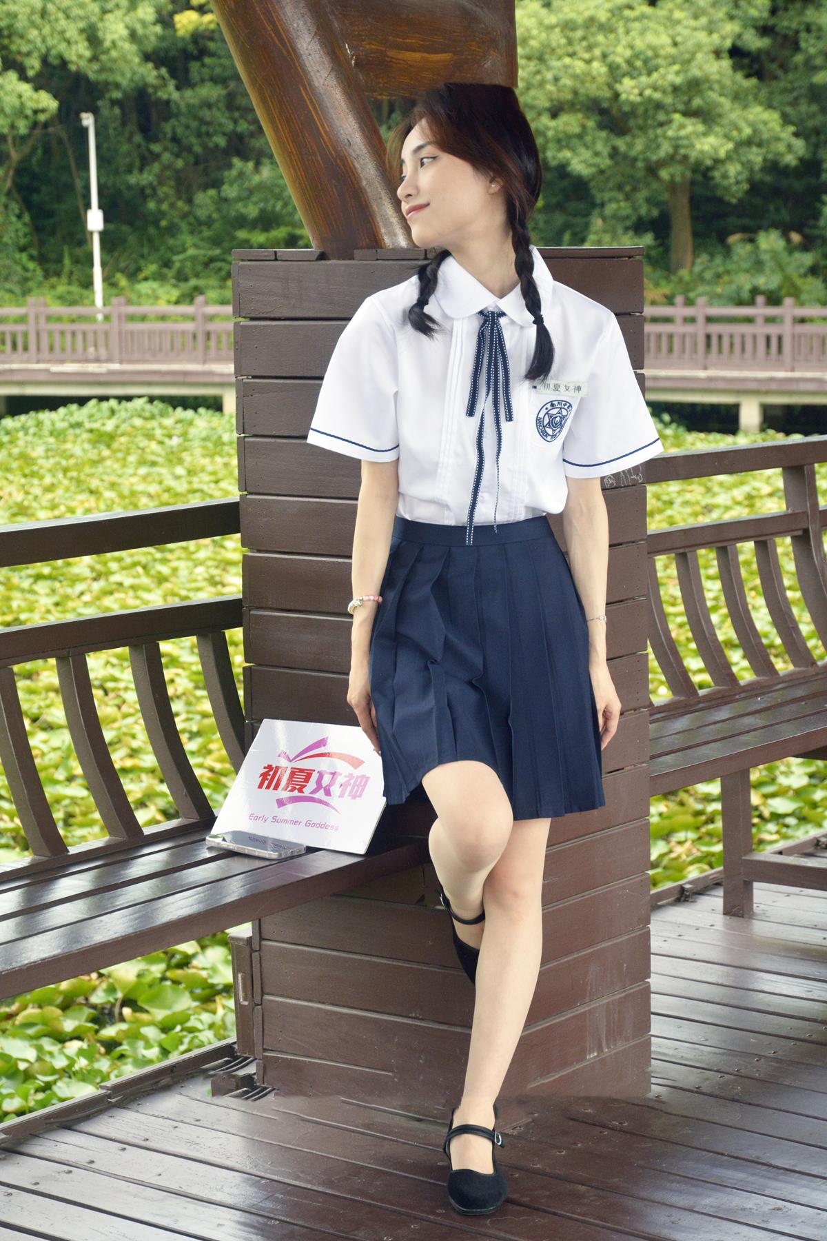 初夏女神 080期 柒柒~职高校服 这可能是我穿过最喜欢的一套校服吧 [140P/1V/5.72G]插图2