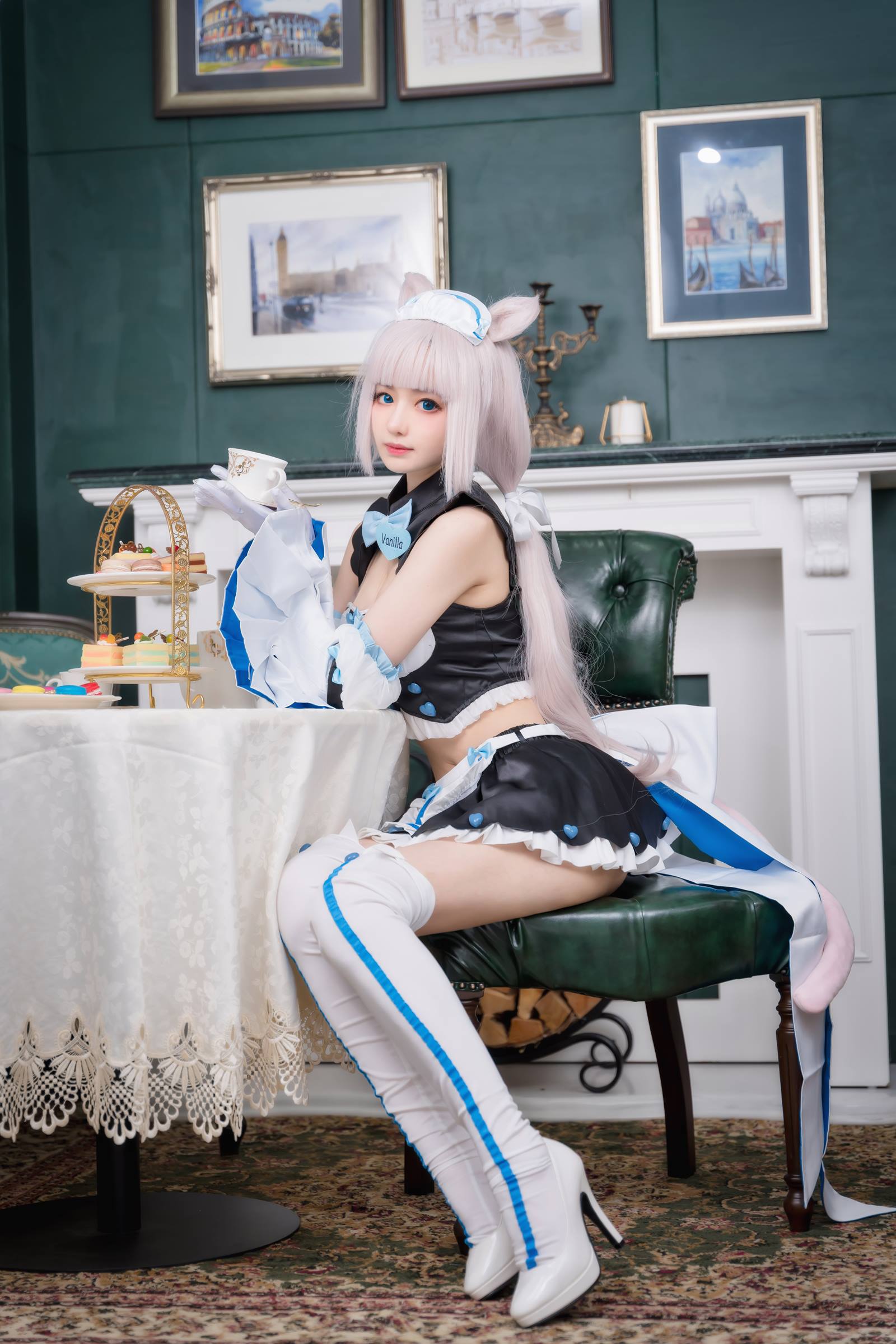 Shika小鹿鹿 – 猫娘[9P/65MB]插图1