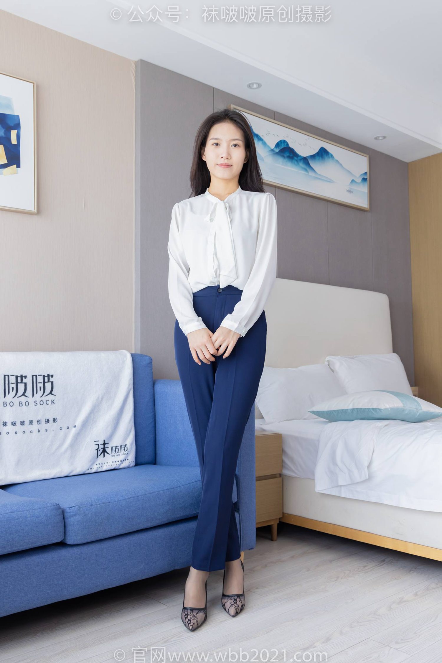 [BoBoSocks袜啵啵]NO.307 芝士-高跟鞋、平底鞋、短灰丝、短肉丝[165P/1V/1.82GB]插图2