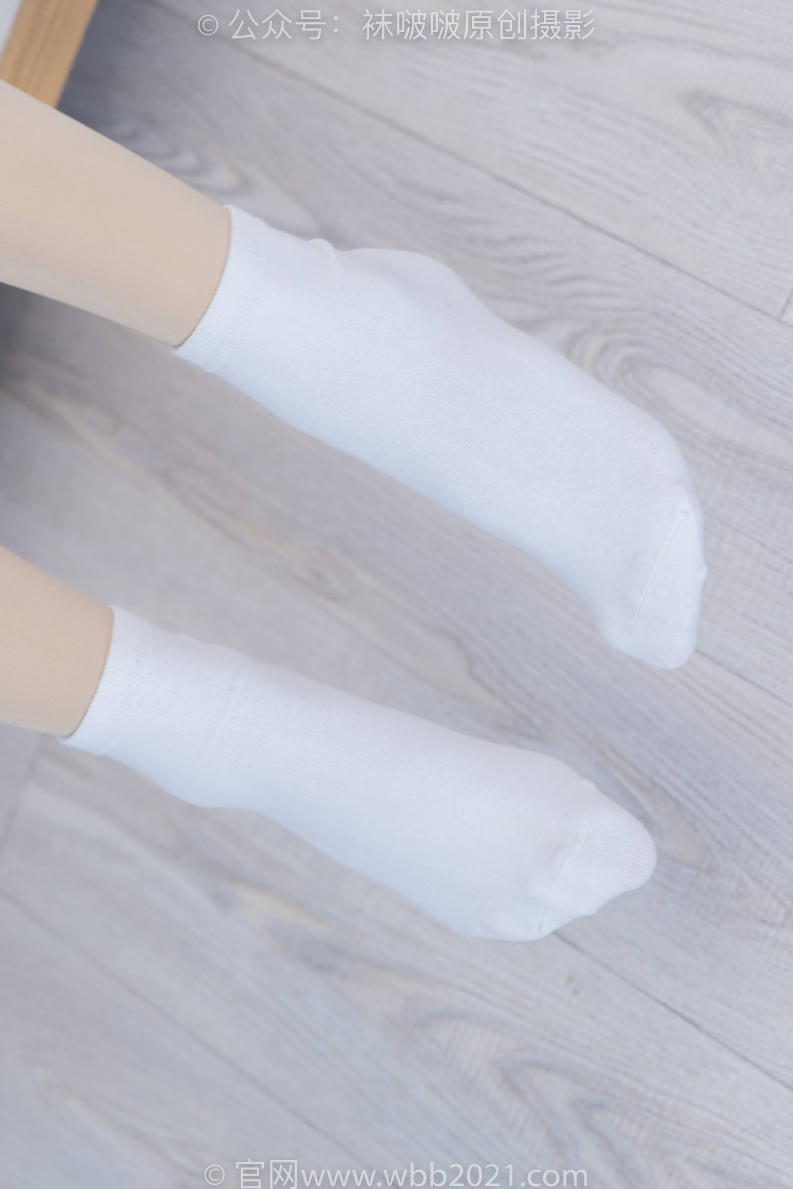 [BoBoSocks袜啵啵]NO.306 奶油-高跟鞋、皮鞋、厚白丝大腿袜、厚肉丝、白棉袜[140P/1V/5.83GB]插图