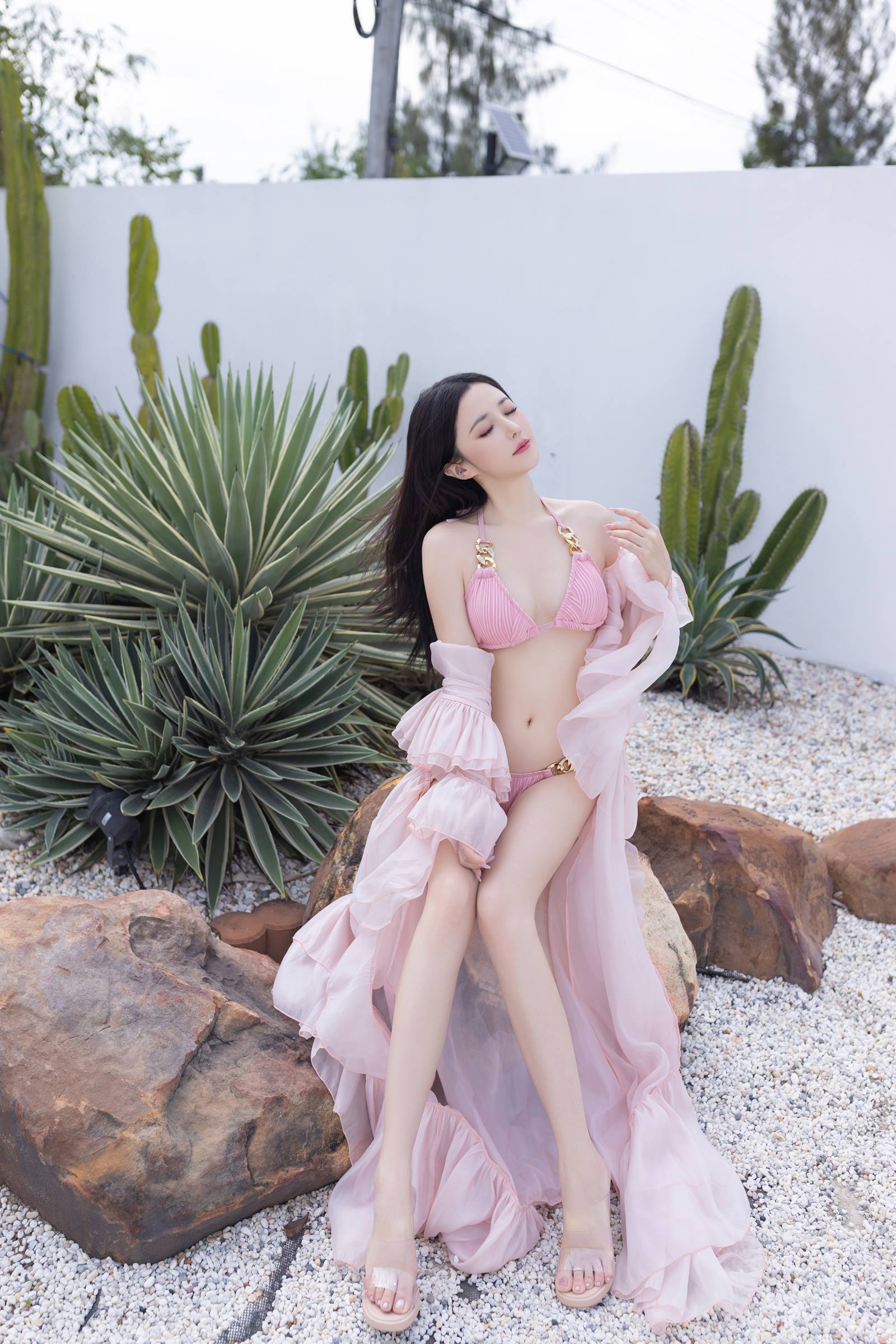 鱼子酱Fish《粉色彼基尼》[124P/1.41GB]插图