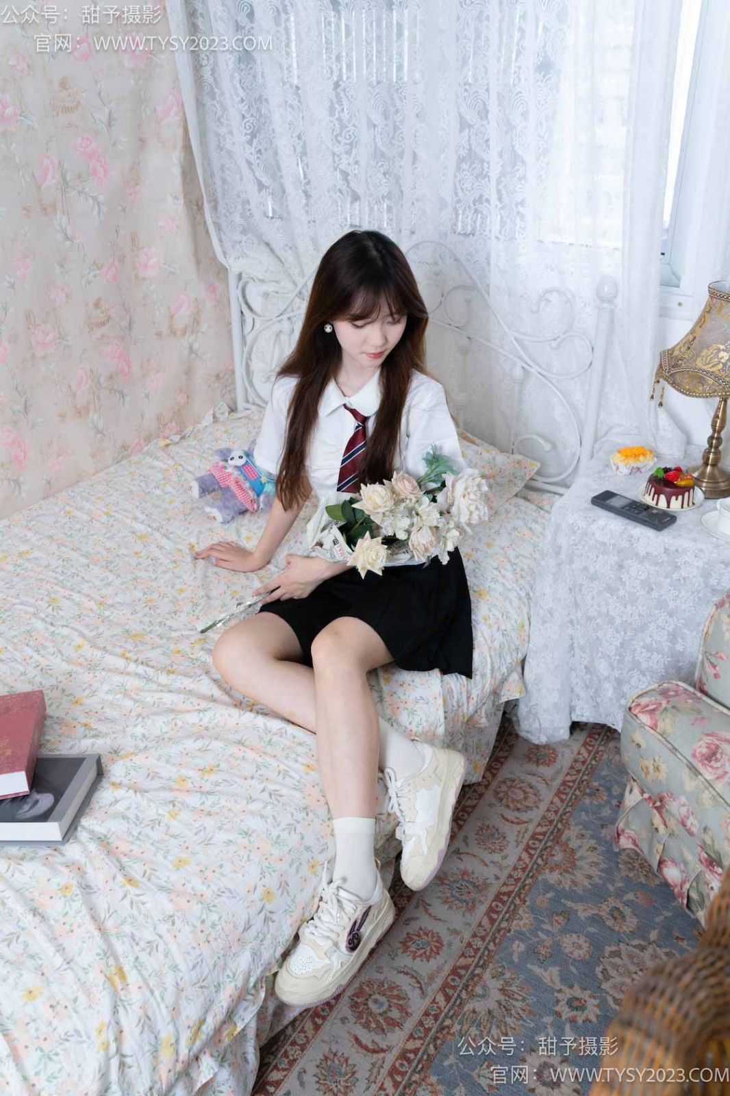 甜予摄影 007 璇璇-板鞋、白棉袜、裸足[122P/2V/9.75GB]插图1