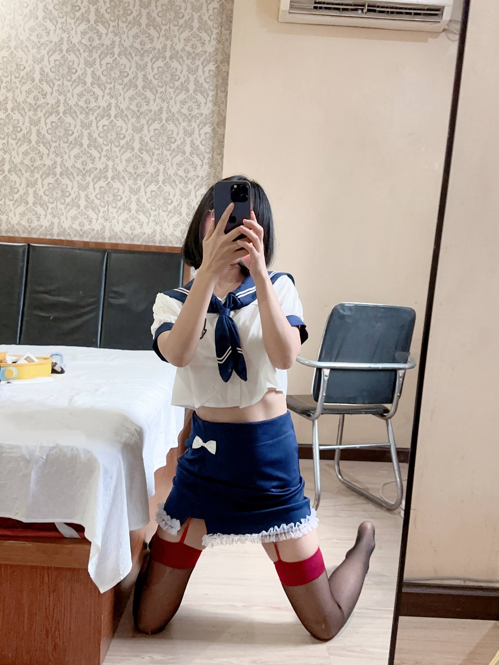 动漫博主@胜利的小生活微密圈系列 -海军风 [11P/3V/52MB]插图