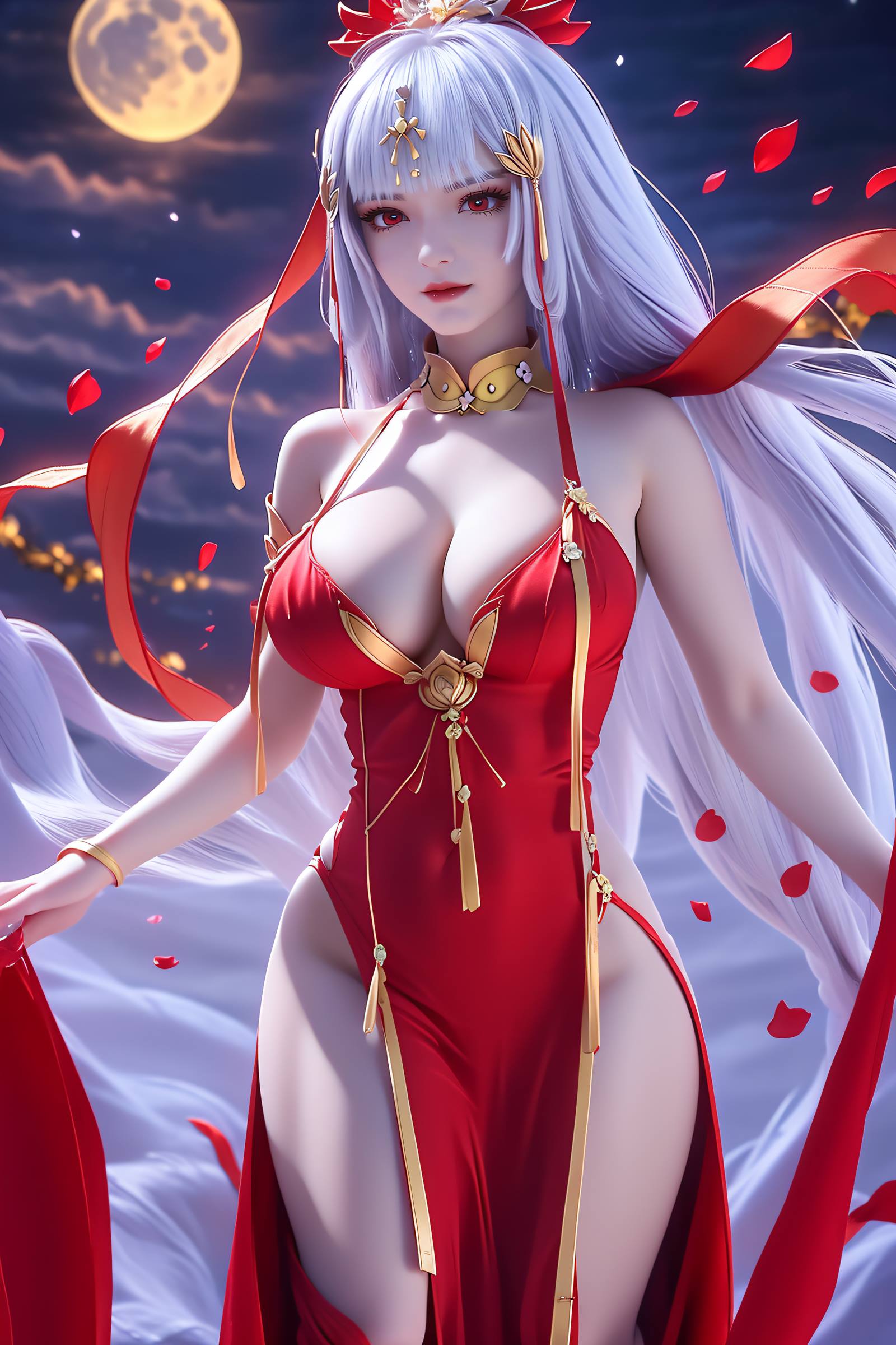 AI绘画 119 完美世界-太阴玉兔[41P/228MB]插图1