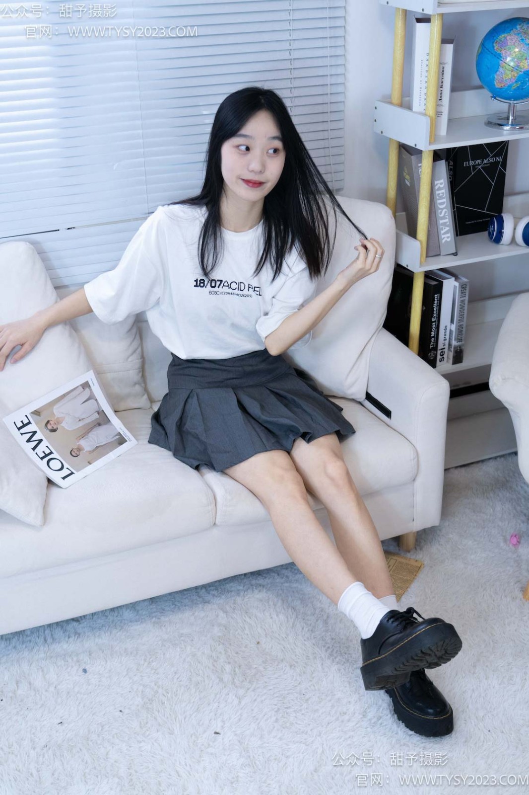 甜予摄影 008 艺艺-皮鞋、白棉袜、裸足[122P/2V/9.85GB]插图1