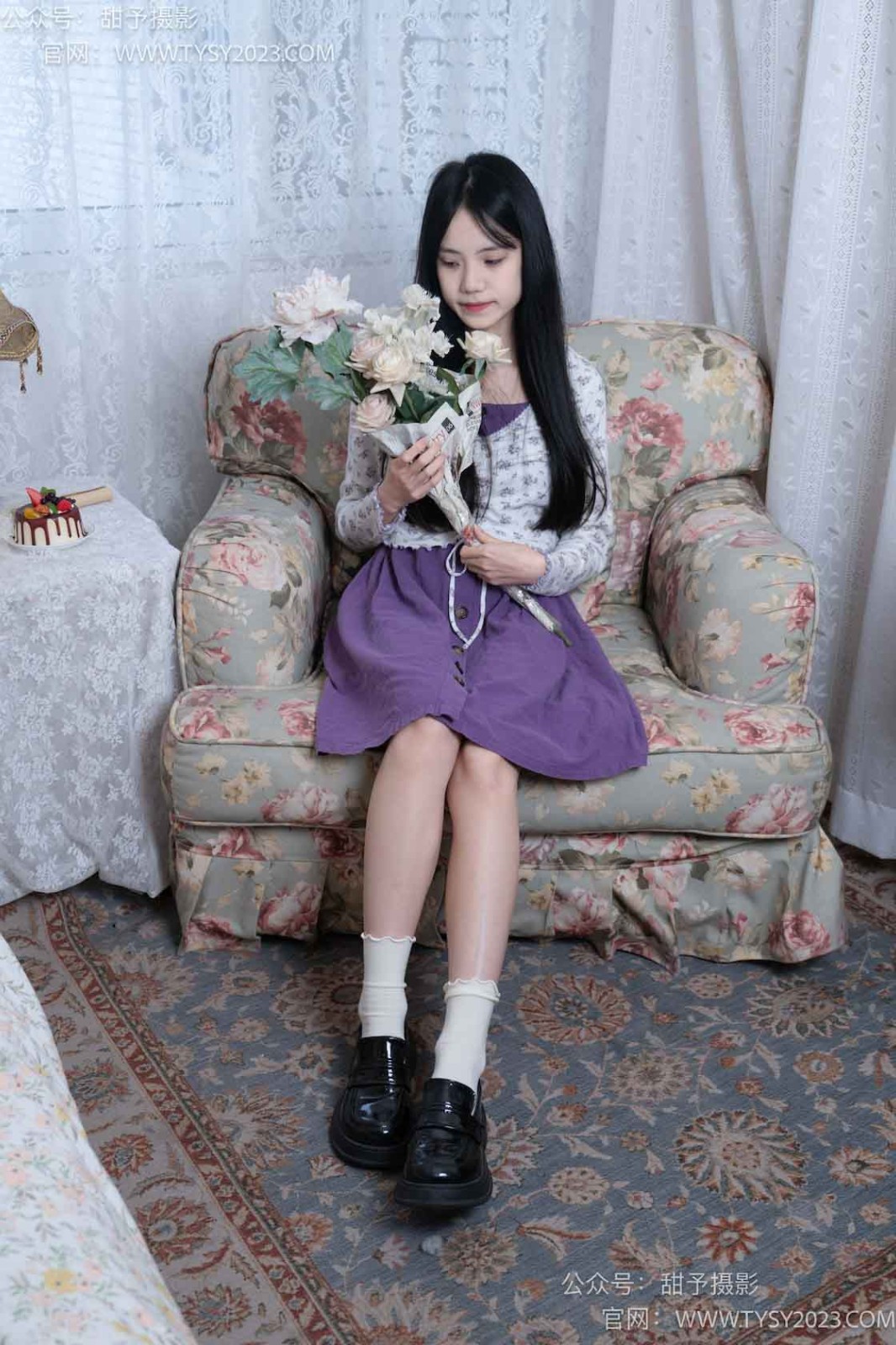 甜予摄影 009 胡桃-皮鞋、白棉袜、裸足[122P/2V/10.16GB]插图4