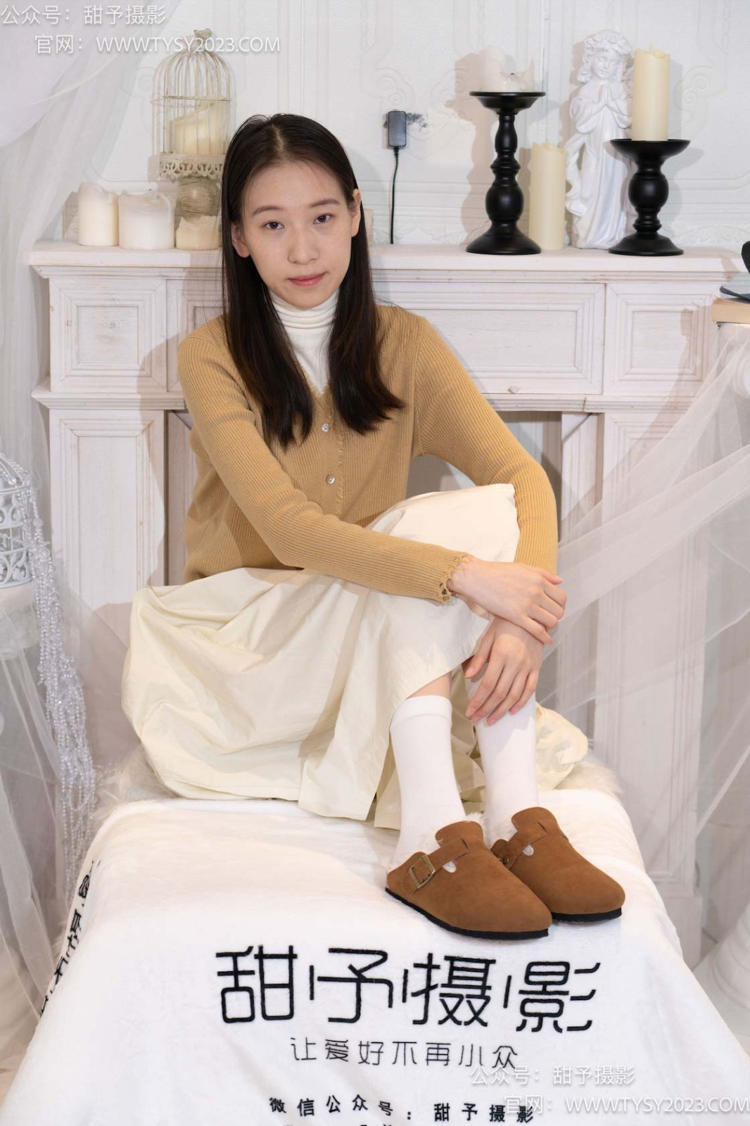 甜予摄影 013 帆帆-平底鞋、白棉袜、裸足[129P/2V/9.90GB]插图2