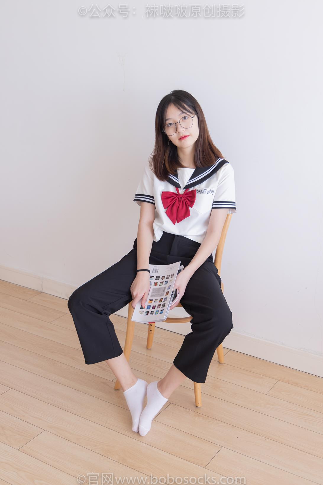 袜啵啵 积分兑换013期 花絮版 小甜豆白棉袜脚[153P/1V/7.25G]插图4