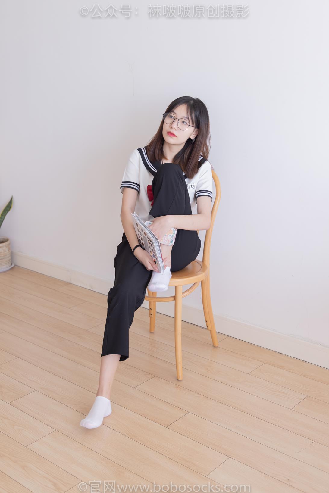 袜啵啵 积分兑换013期 花絮版 小甜豆白棉袜脚[153P/1V/7.25G]插图6