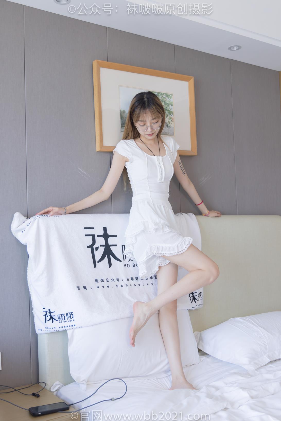 袜啵啵 积分兑换023期 稚予白裙高跟超级嫩的裸足超级有食欲 [158P/1V/6.23GB]插图1