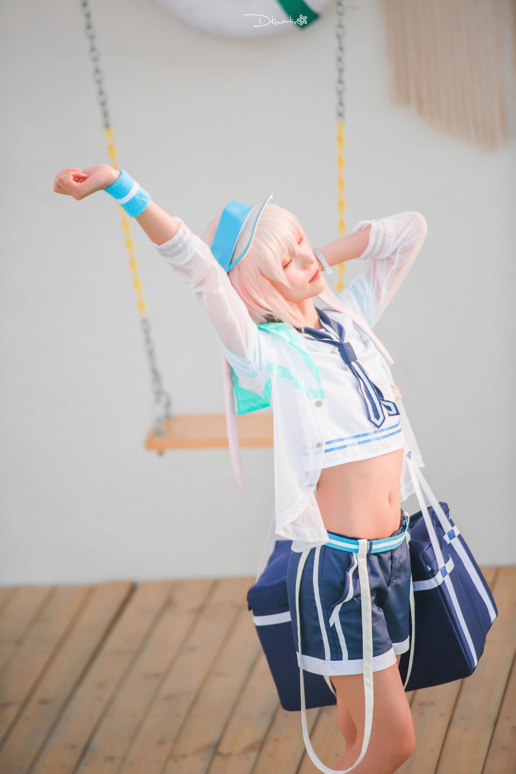 人气Coser@Kitaro_绮太郎 明日方舟 安塞尔[14P/26MB]插图1