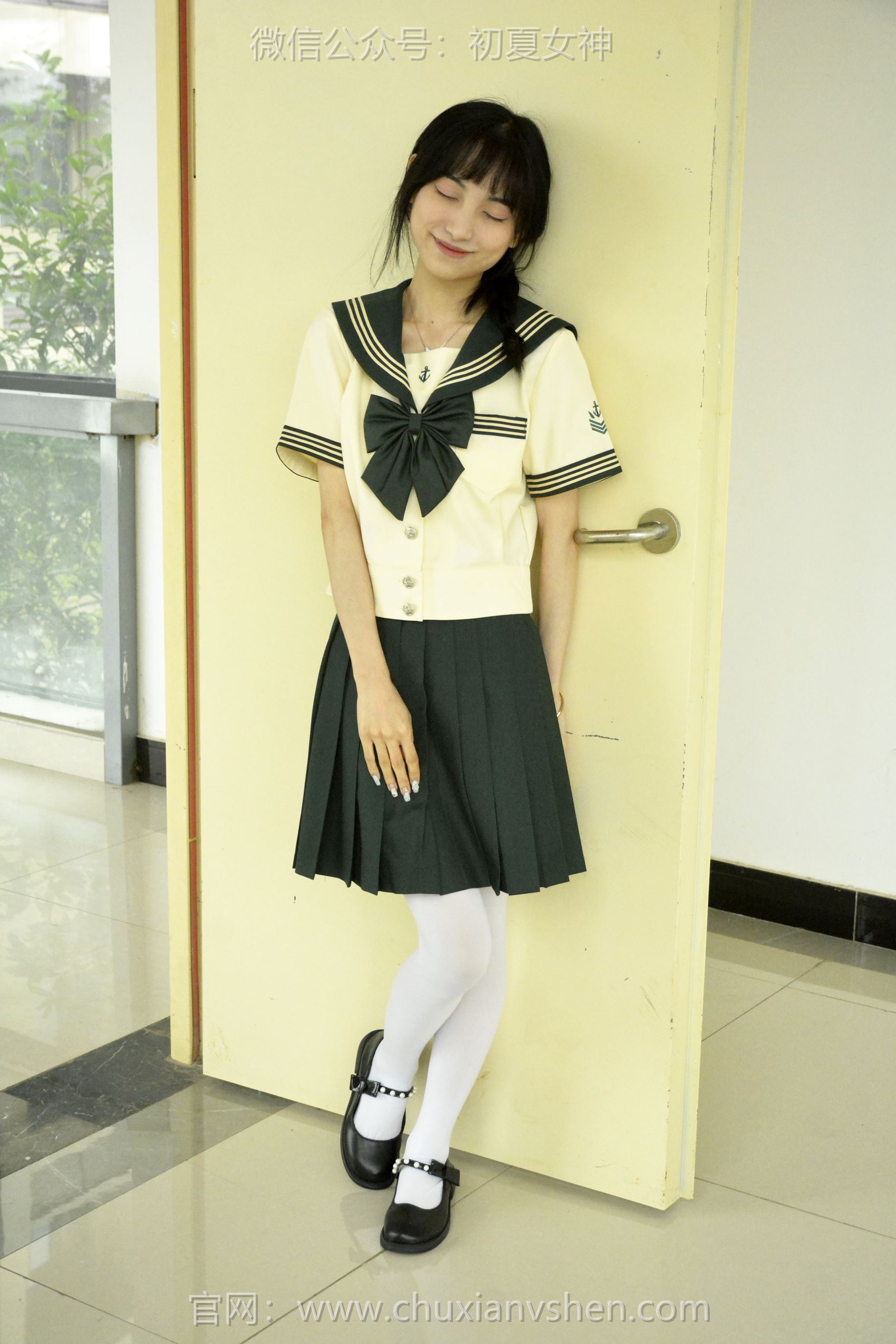 初夏女神 NO.098 柒柒 绿色水手服[140P/1V/4.76GB]插图2
