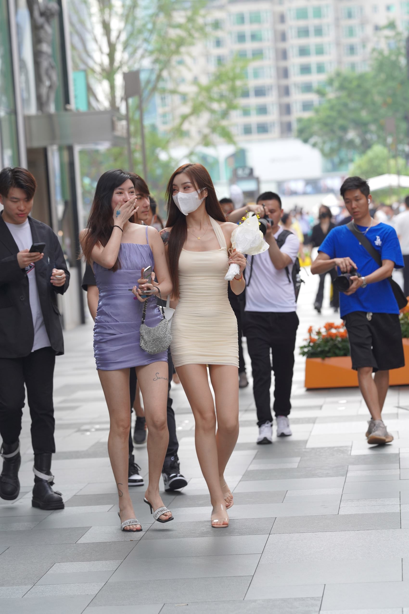 精选街拍作品 NO.2668 气质优雅吊带修身裙[195P/544MB]插图5