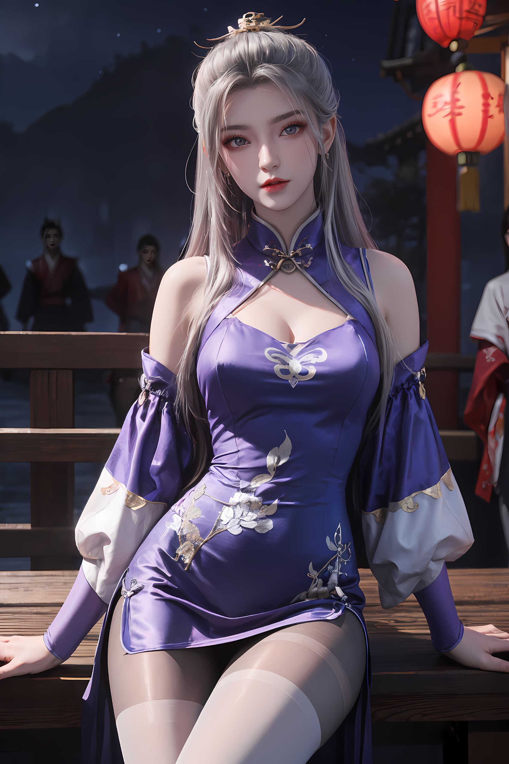 AI绘画 208 仙逆-柳眉旗袍[53P/344MB]插图