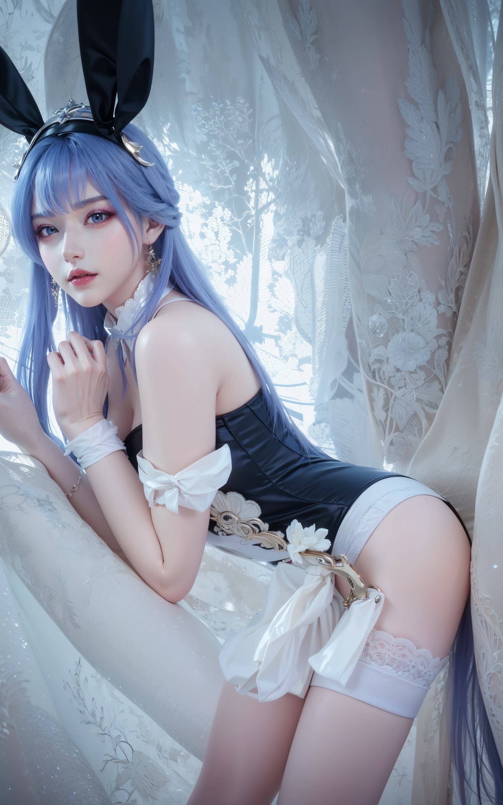 AI绘画 190 百炼成神-天穹 居家兔女郎[60P/181MB]插图1