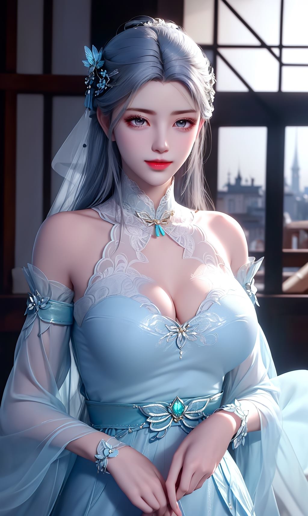 AI绘画 204 斗破苍穹-萧薰儿唯美[106P/89.7MB]插图2