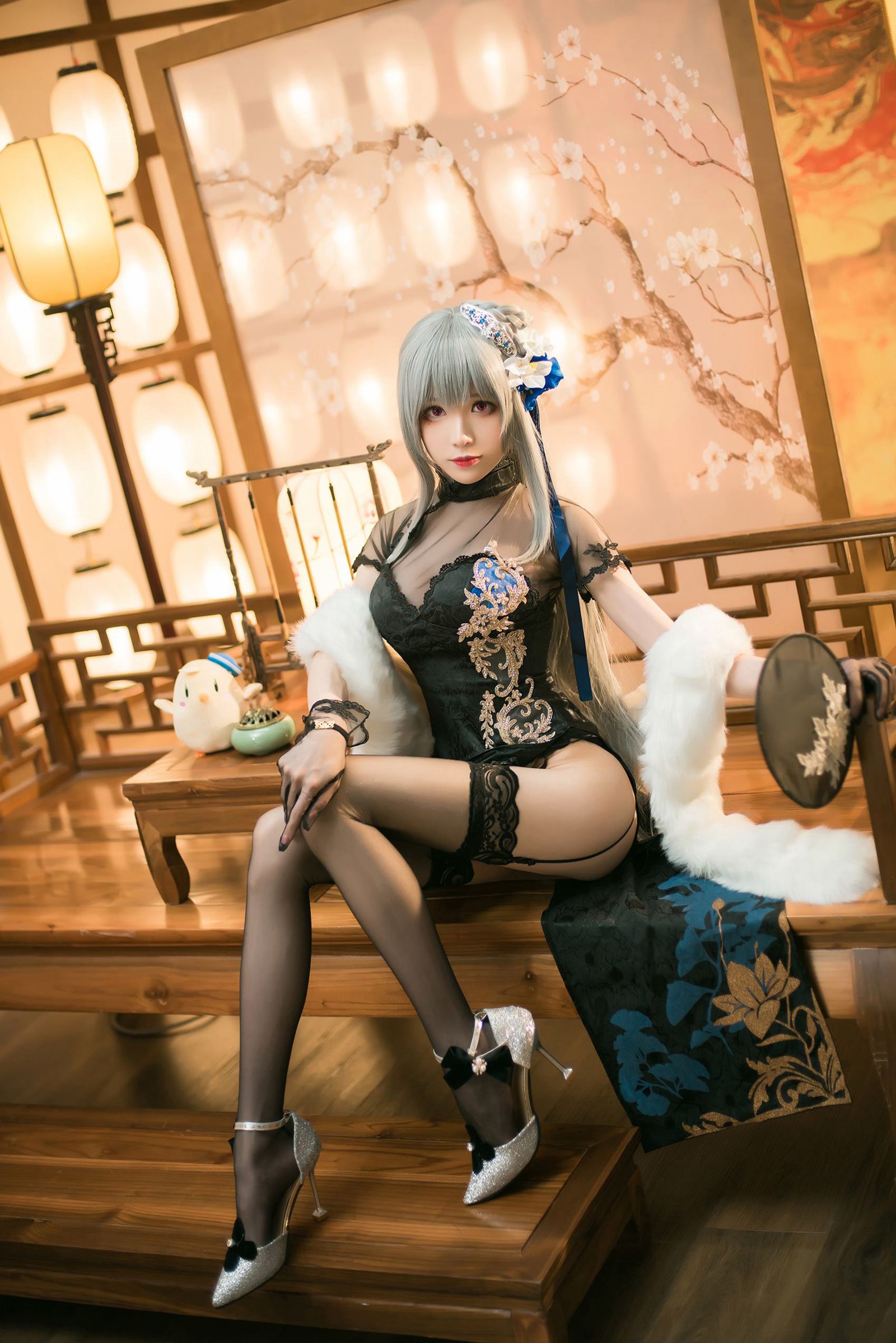 Tomoyo酱 – 碧蓝 路易九世旗袍[20P/76MB]插图1