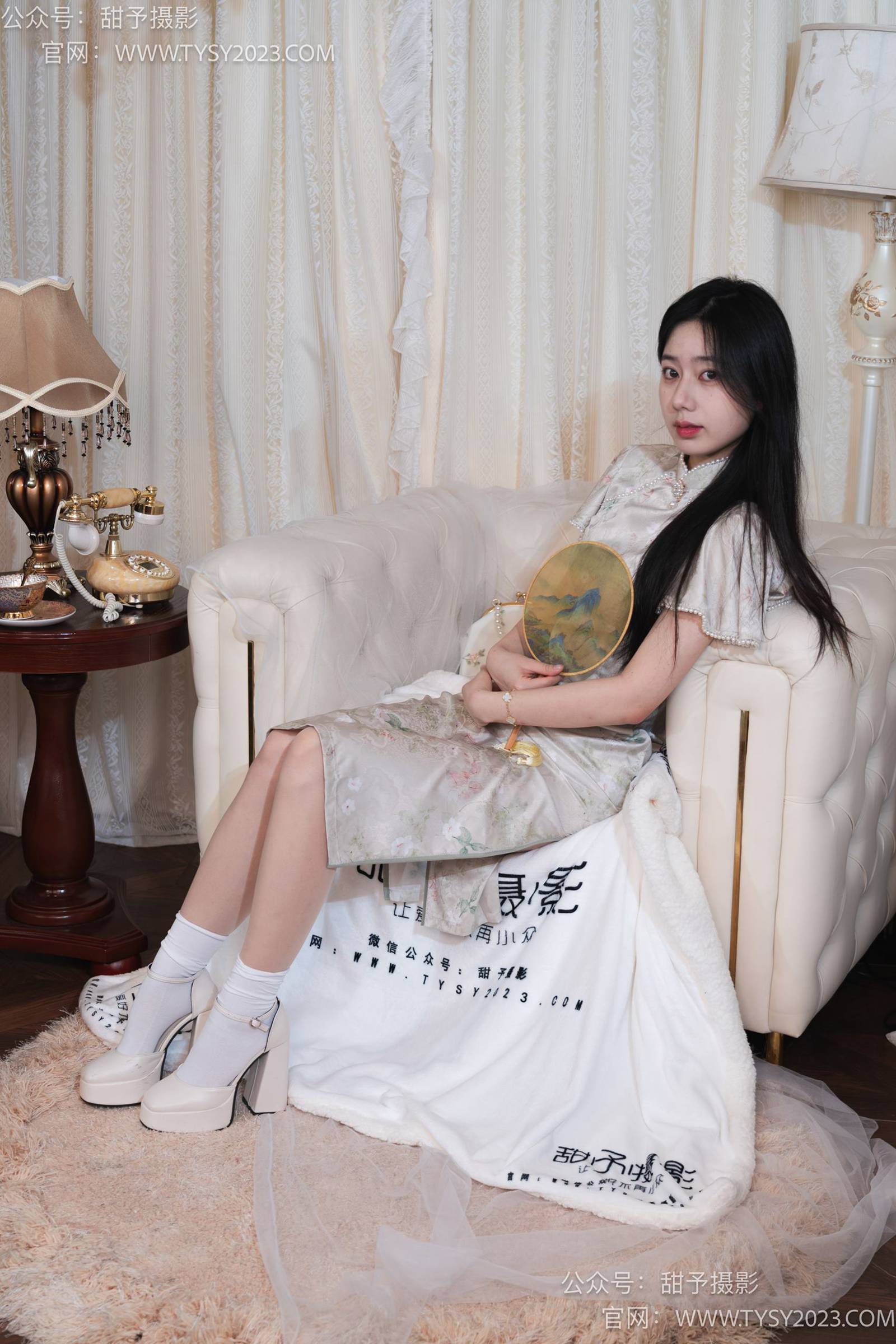 甜予摄影 NO.006 鱼鱼-高跟鞋、白棉袜、肉丝[124P/2V/9.44GB]插图1