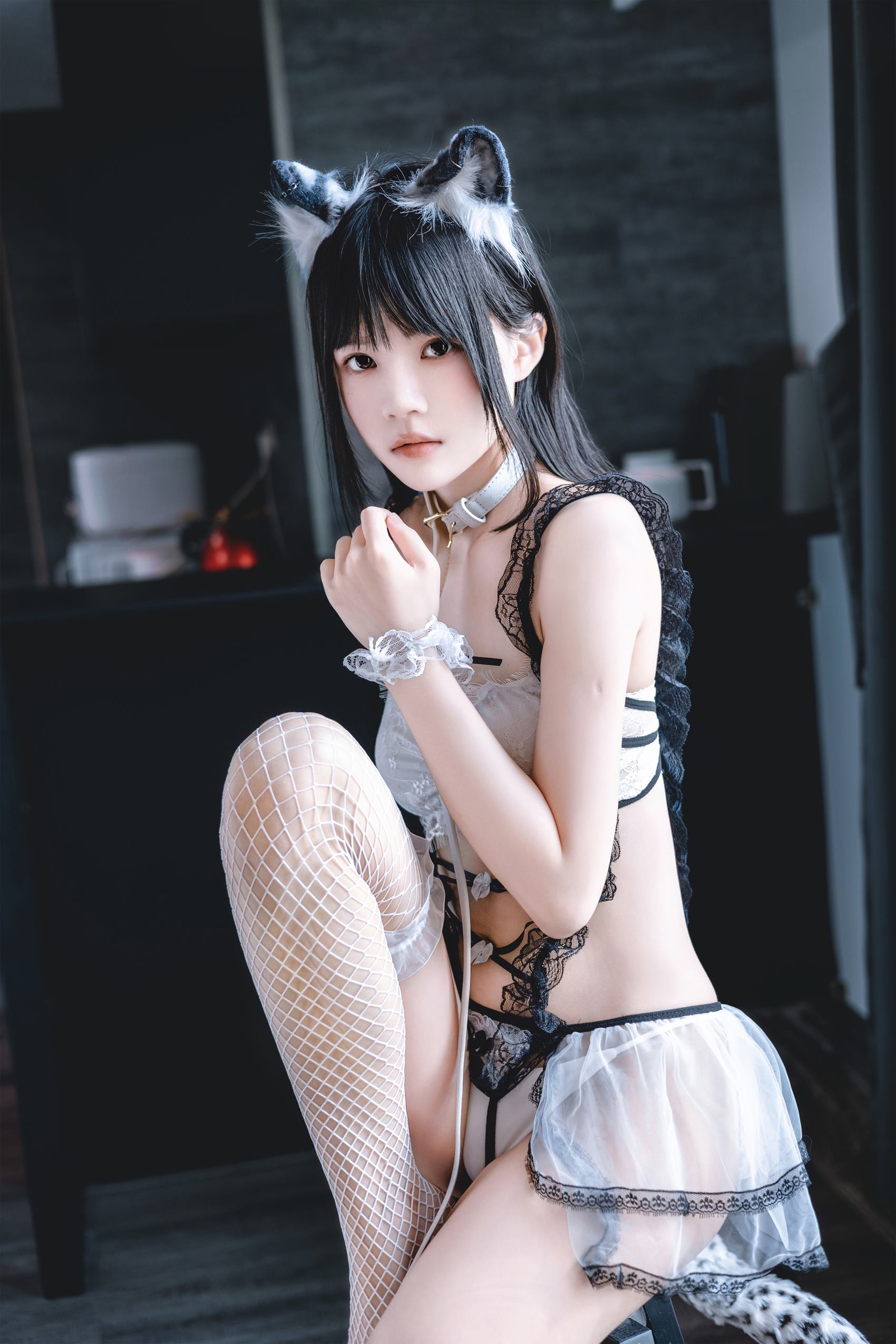 人气Coser@桜桃喵 拥豹 [69P/1V/1.62G]插图1