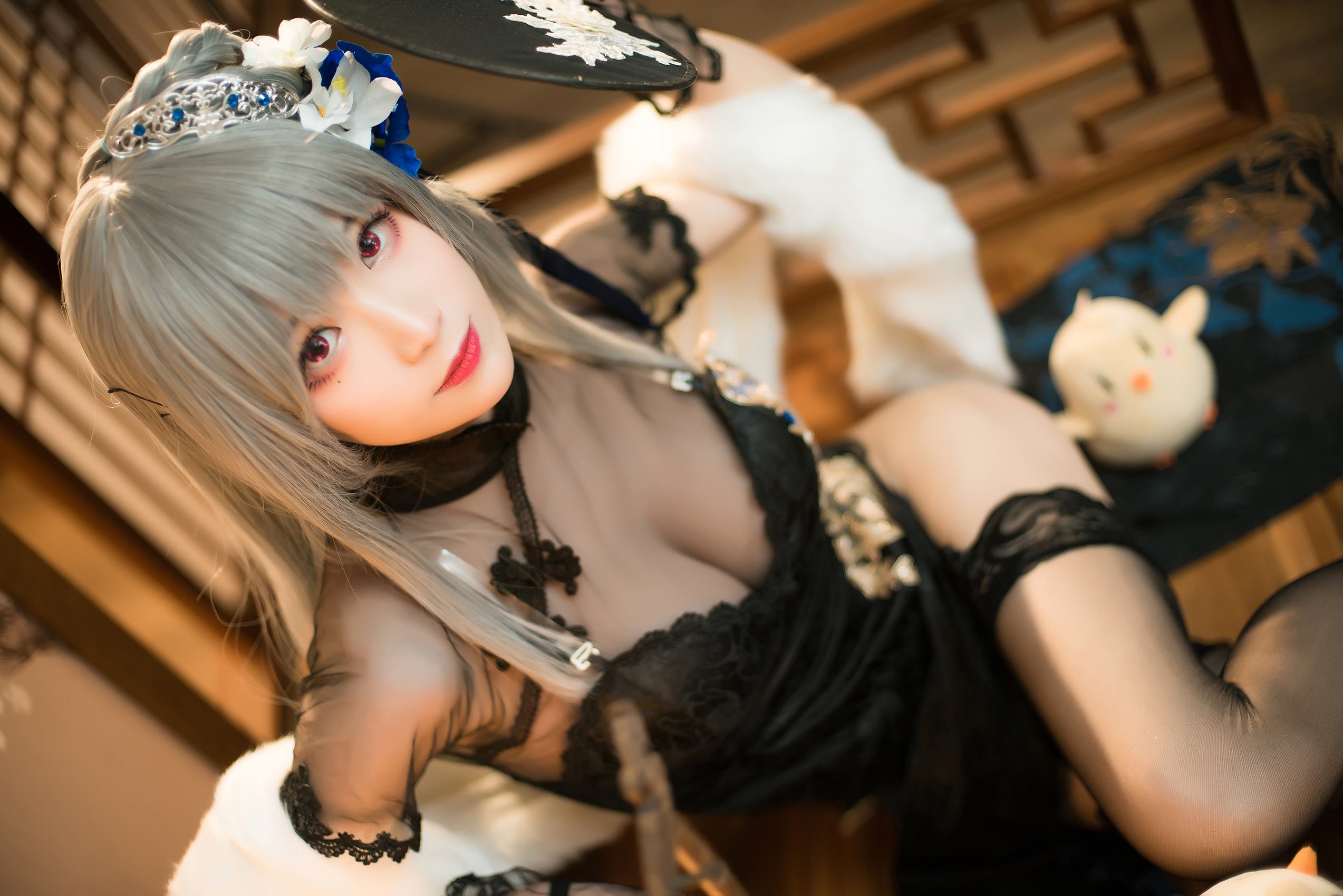 Tomoyo酱 – 碧蓝 路易九世旗袍[20P/76MB]插图3