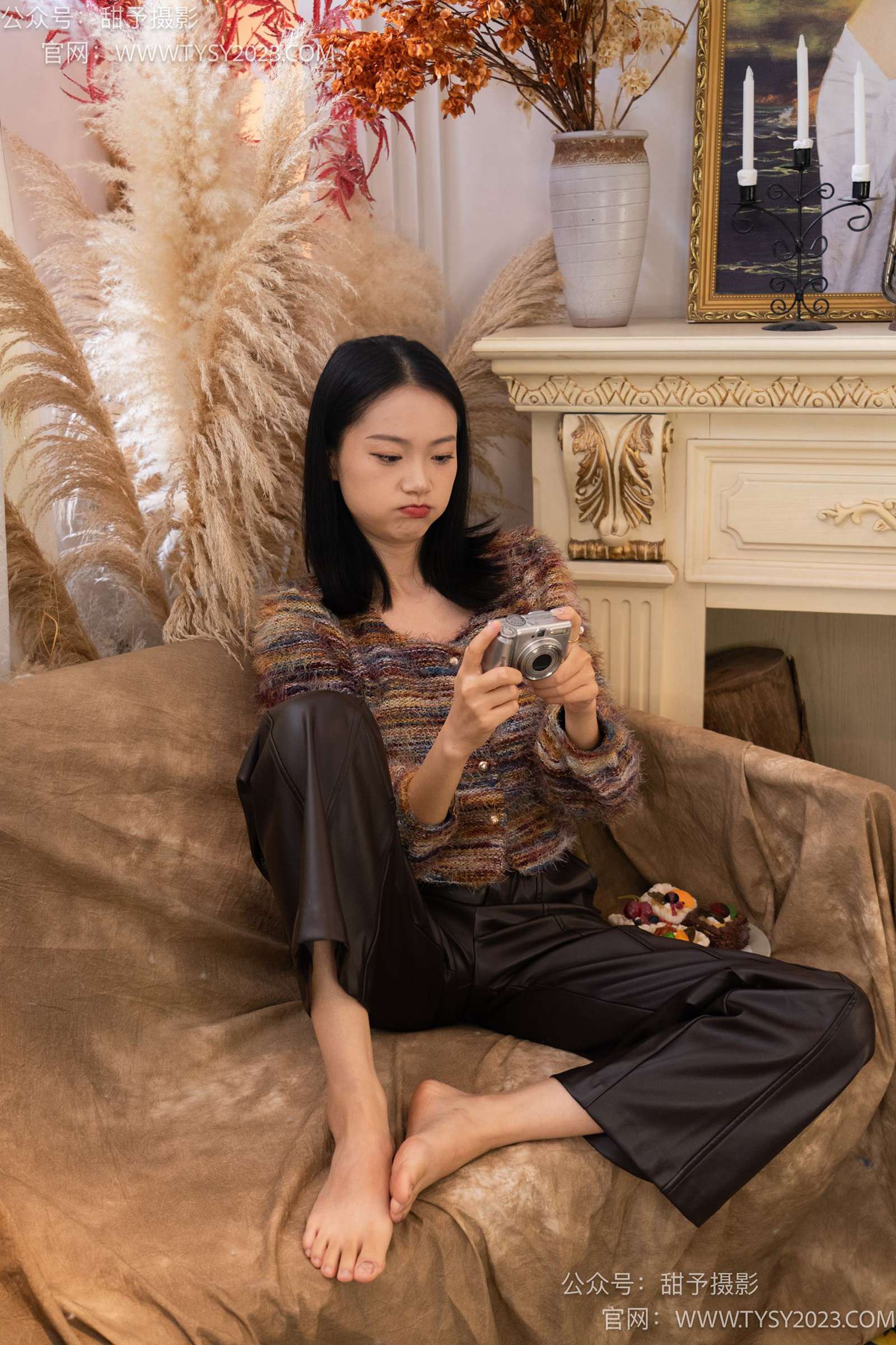 甜予摄影 NO.005 齐齐-板鞋、白棉袜、裸足[122P/2V/9.72GB]插图5