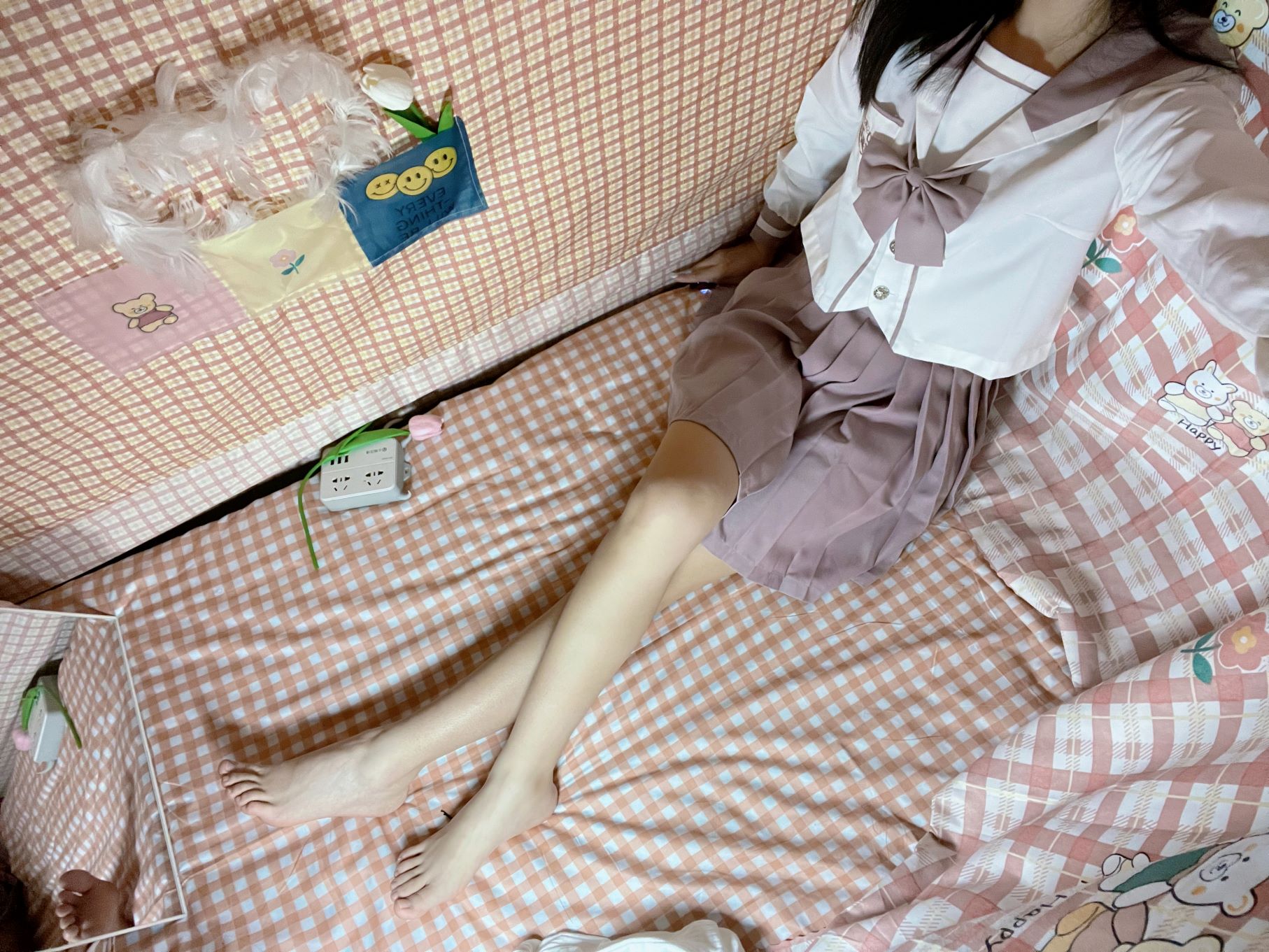 大学生镁足（第三期），JK、钕仆装、白袜、长筒袜、元素丰富[100P/70M]插图1