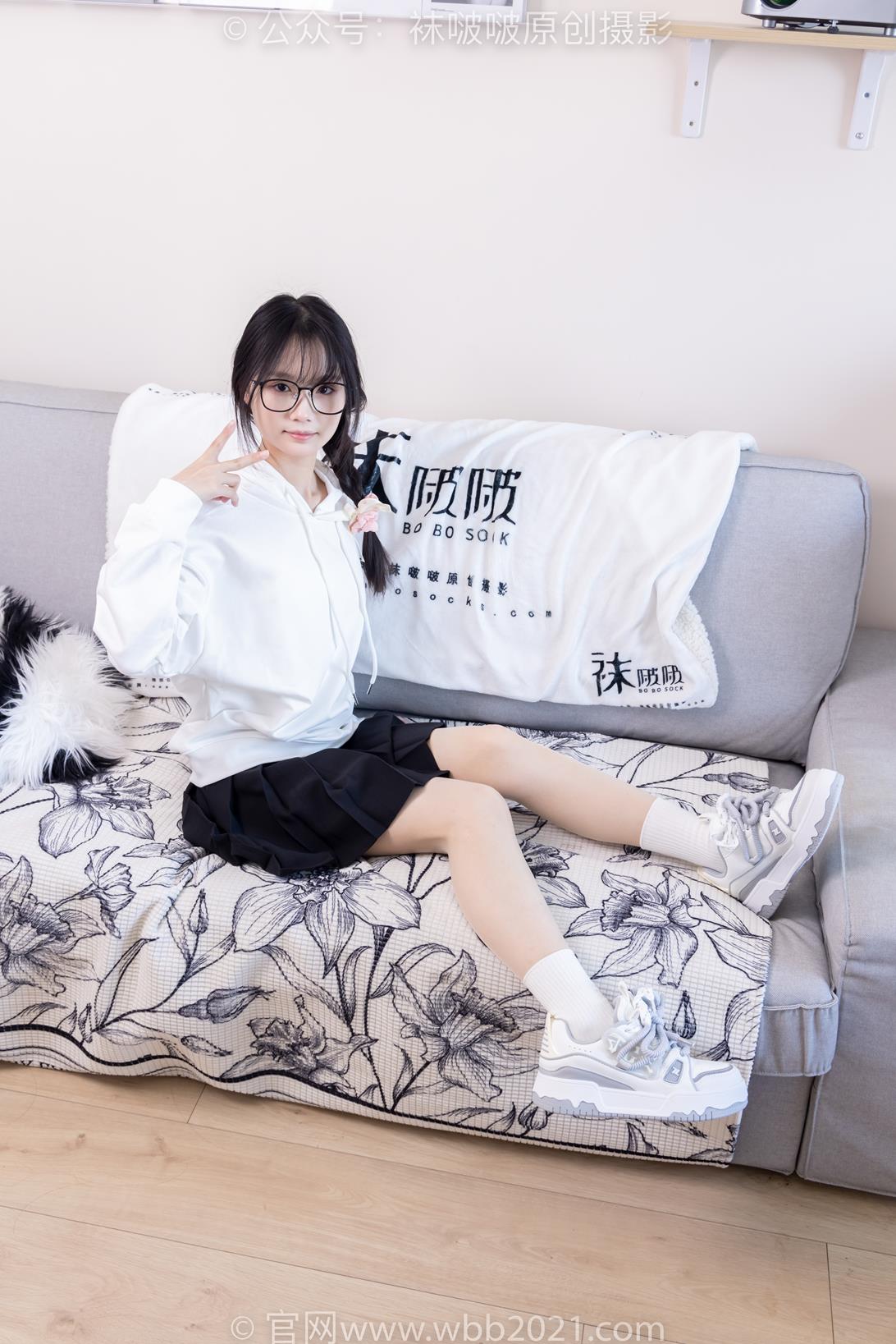 袜啵啵 368期花絮版 甜甜圈白棉袜[160P/1V/5.72G]插图3